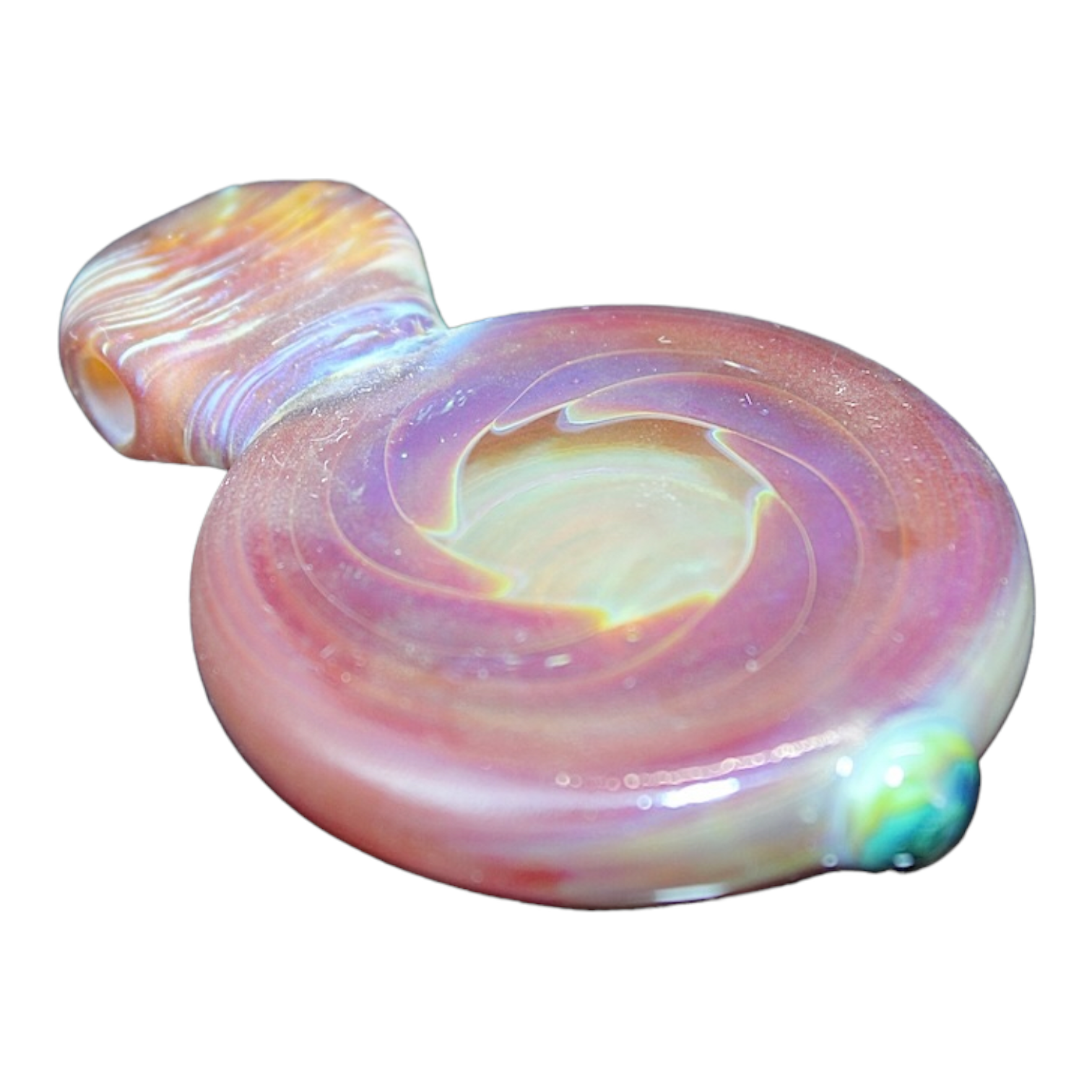 Deep Sandblasted Pendant Made By 503 Liberty Glass