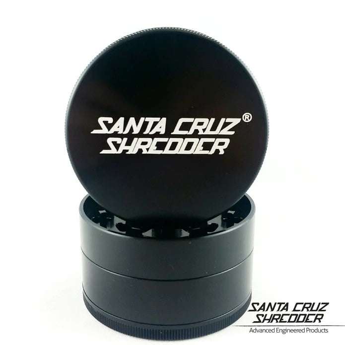 weed grinder Santa Cruz Shredder Grinder Large 4 Piece Black for sale