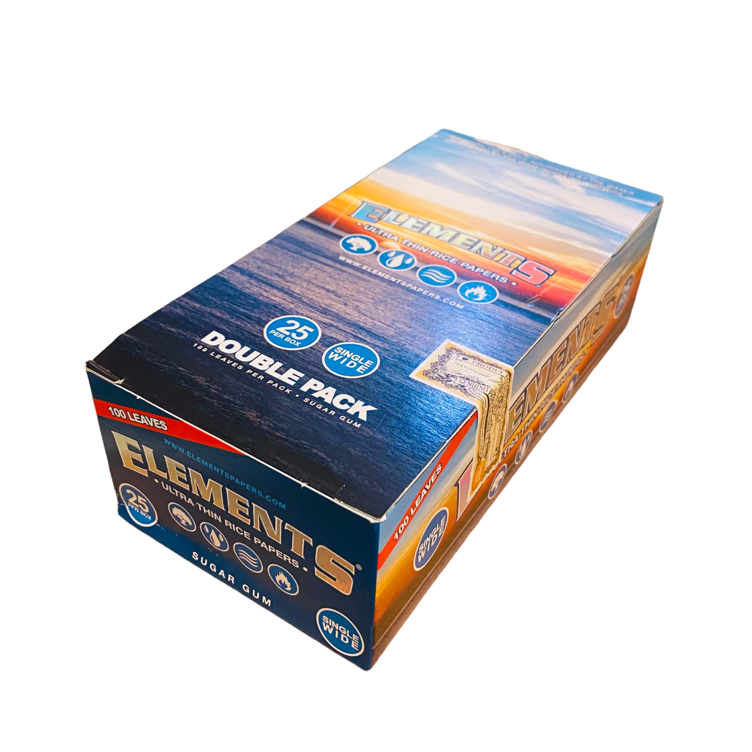 Elements - BOX Of Rice Single Wide Papers