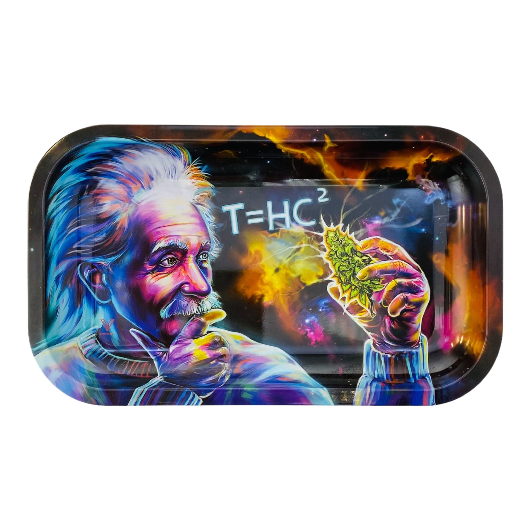 V Syndicate Metal Rolling Tray Medium THC2 Black Hole