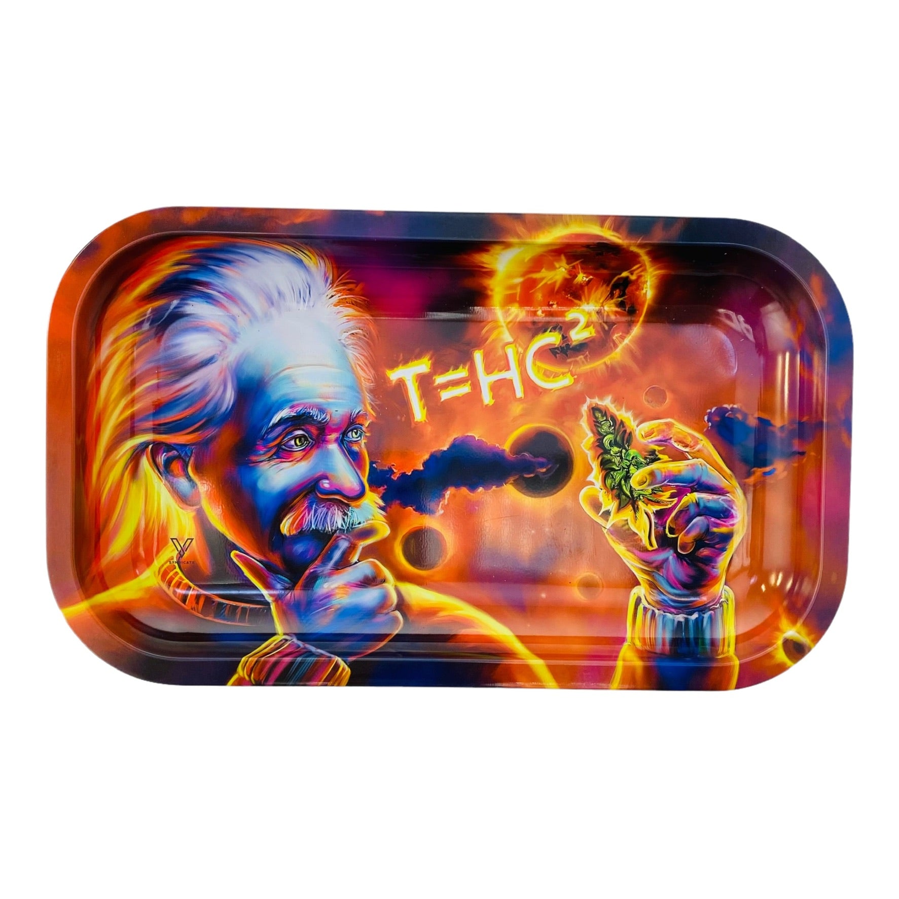 V Syndicate Metal Rolling Tray Medium THC2 Solar Diesel