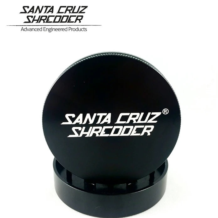 weed grinder Santa Cruz Shredder Grinder Medium 2 Piece Black for sale
