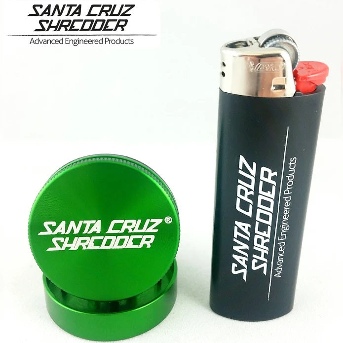 best grinder for weed Santa Cruz Shredder Grinder Small 2 Piece Green for sale