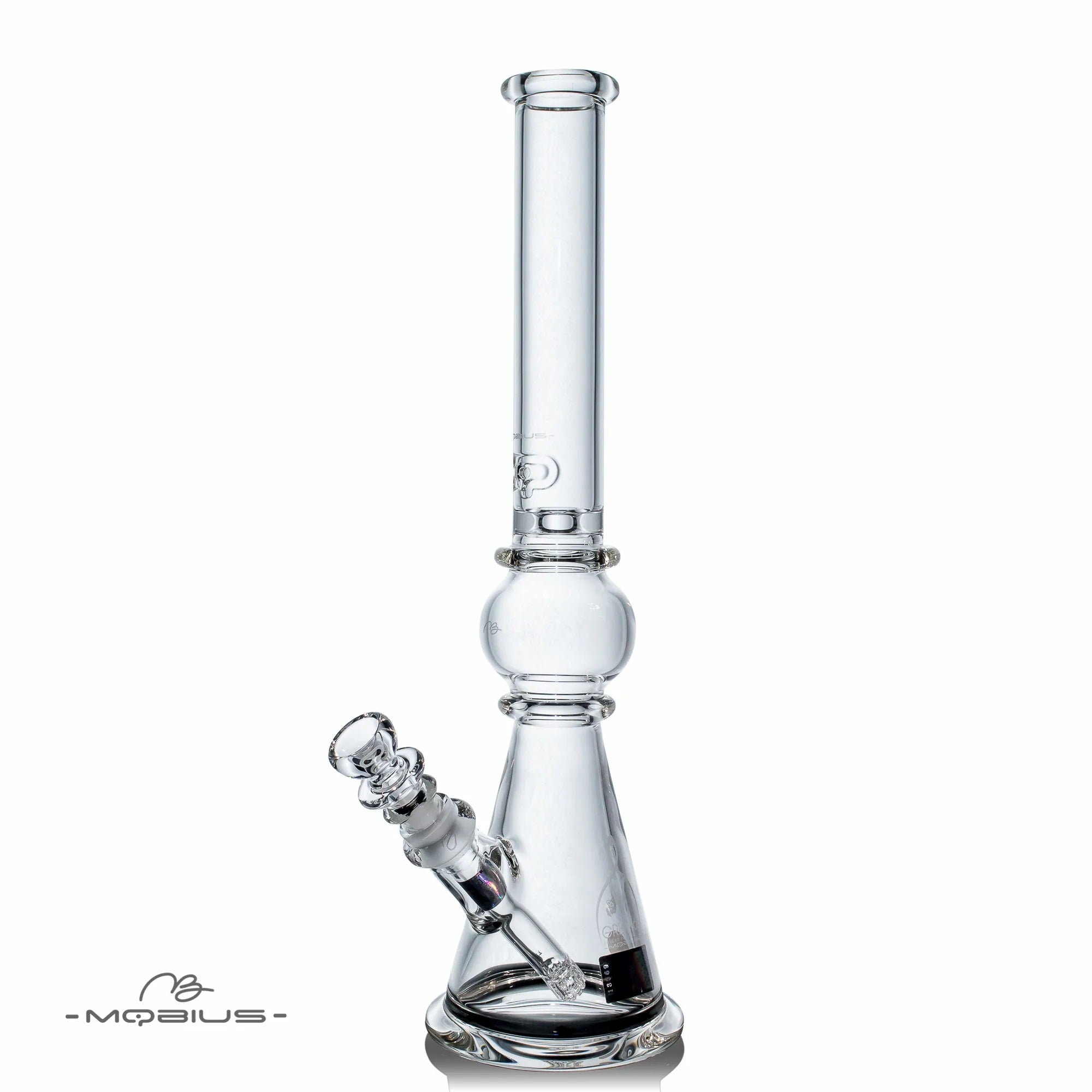 mobius glass grb 16 inch tall clear bong