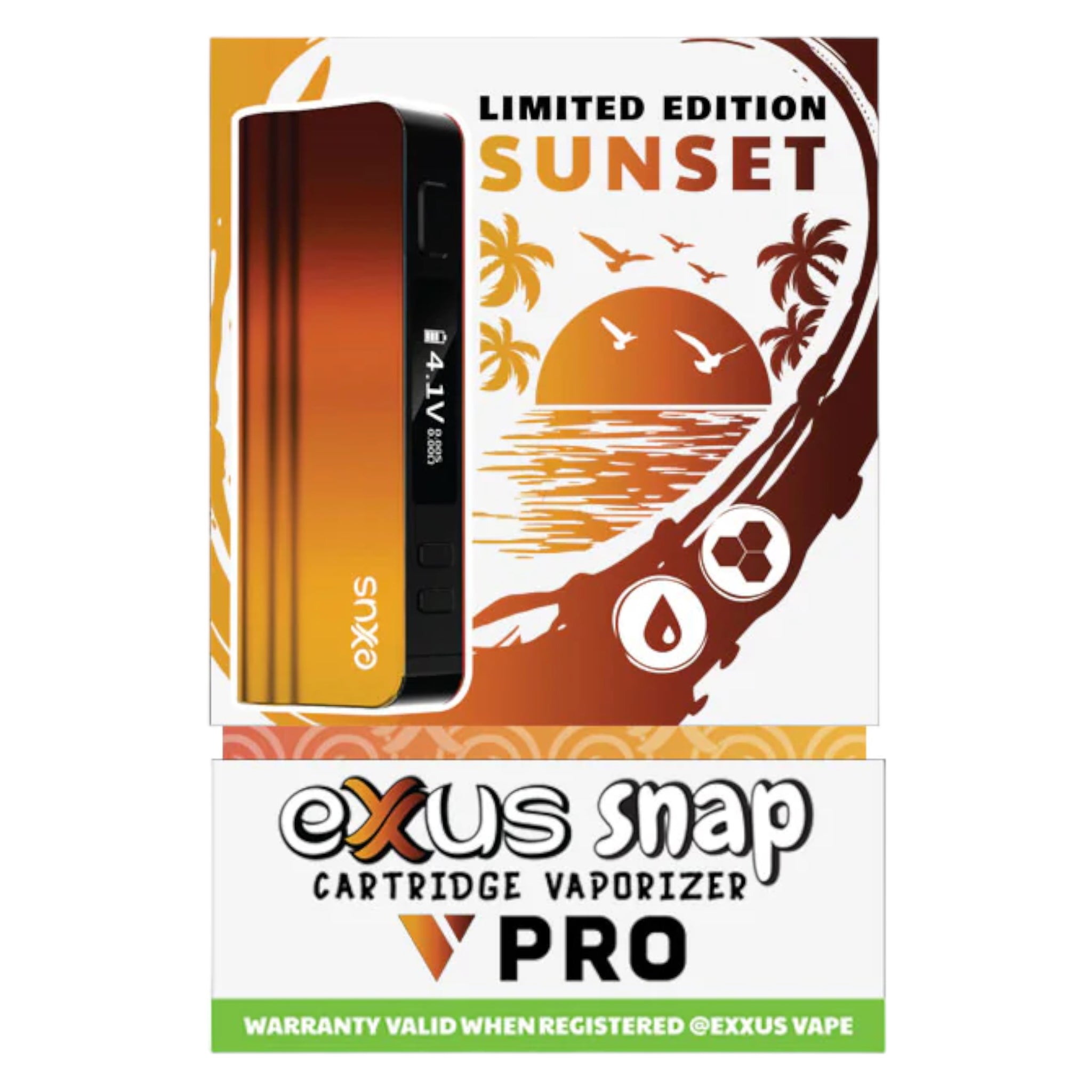 Exxus Snap Pro - Sunset - Cartridge Vaporizer Battery