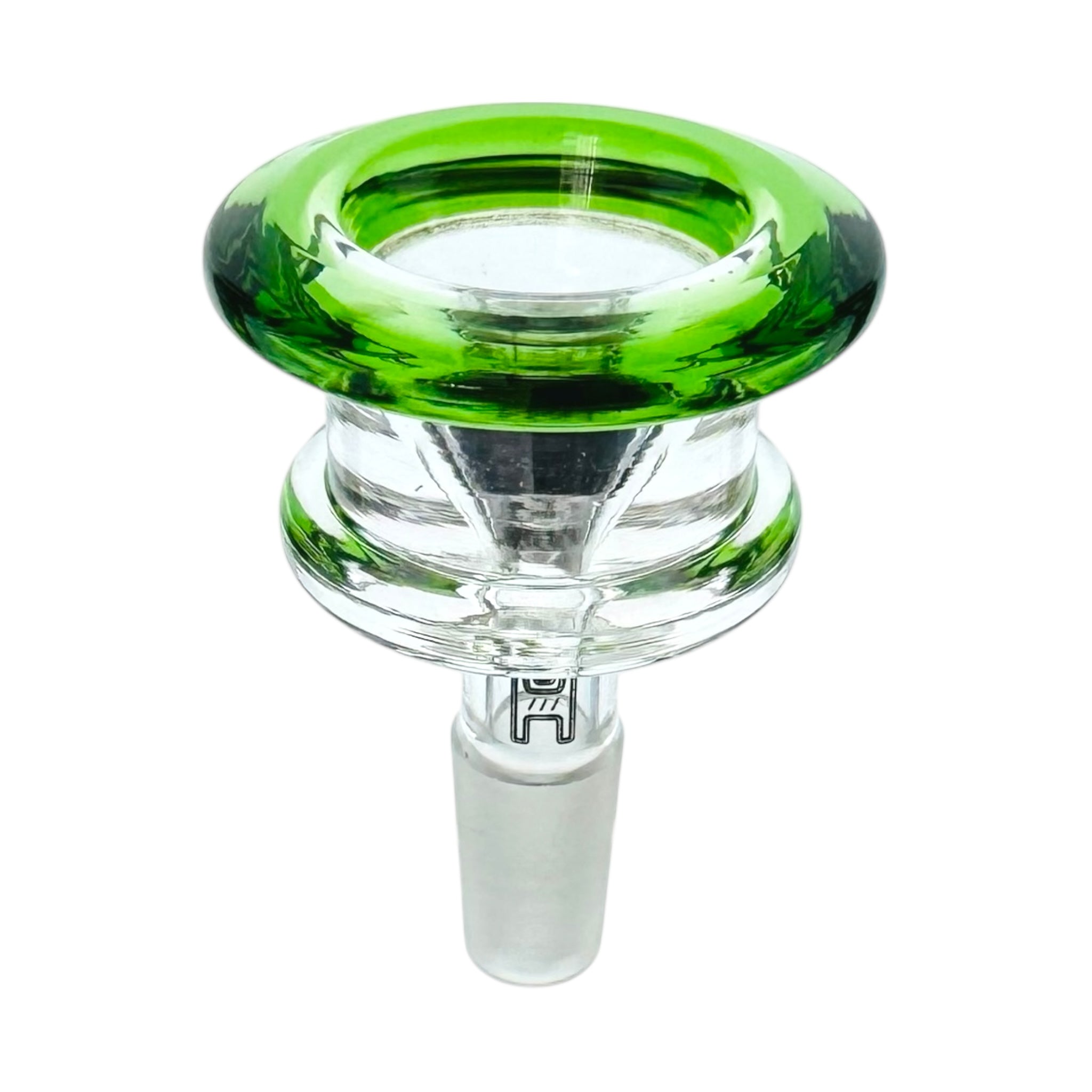 10mm bong slide With Green Rim