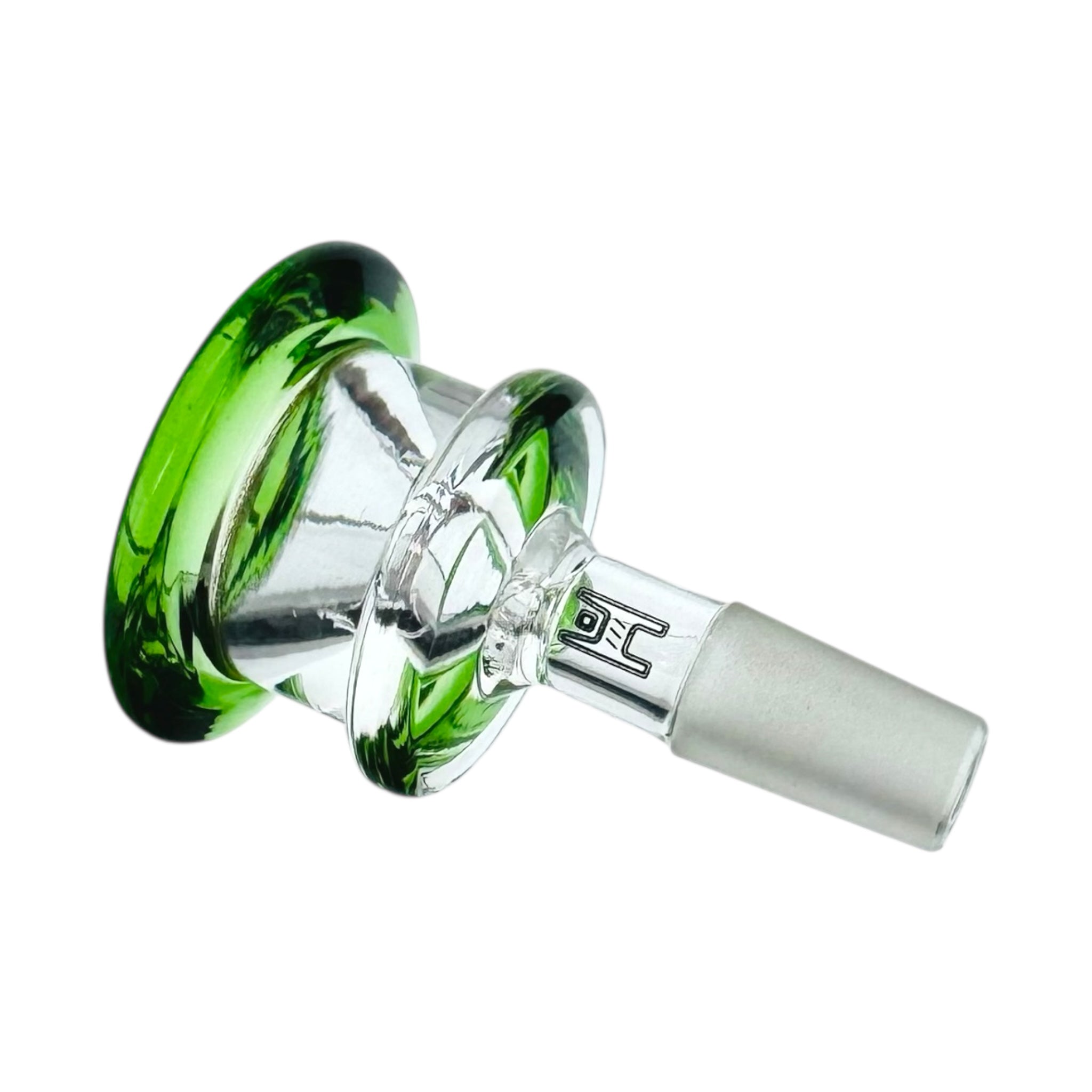 10mm bong Flower Bowl With Green Rim