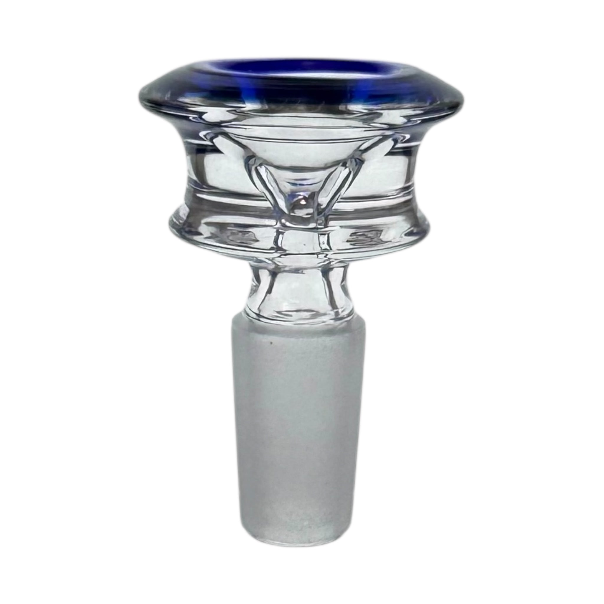 14mmFlowerBowlDoubleEdgeBongBowlPieceBlue