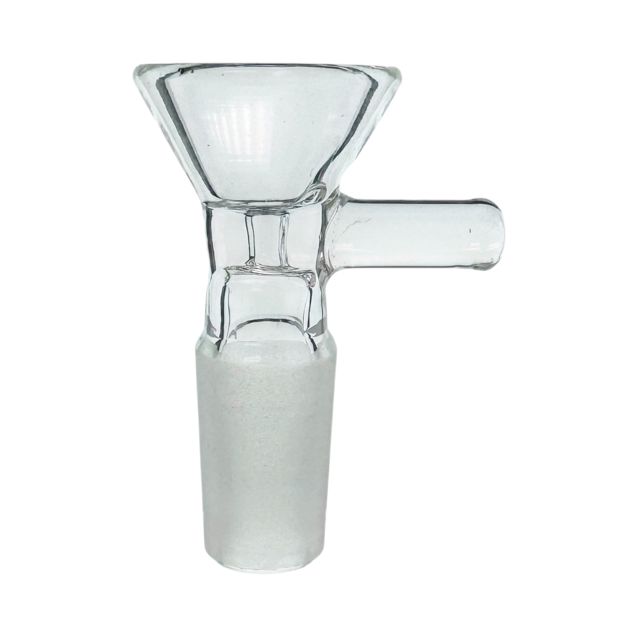 14mm bong Bowl slide - Clear Martini Bowl Piece With Handle