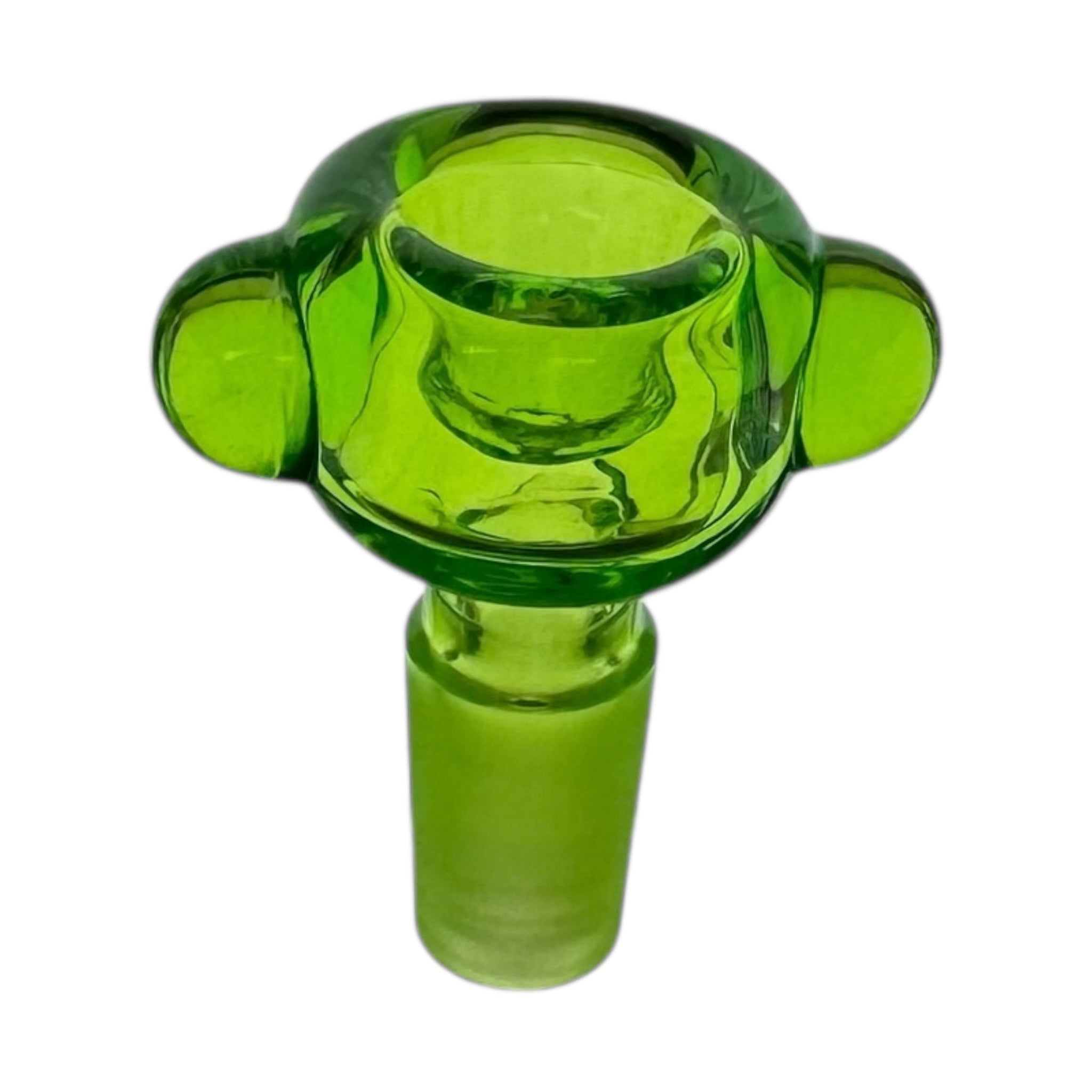 14mm Bong Bowl - Tall Straight Wall Bubble Bong Bowl Piece - Green