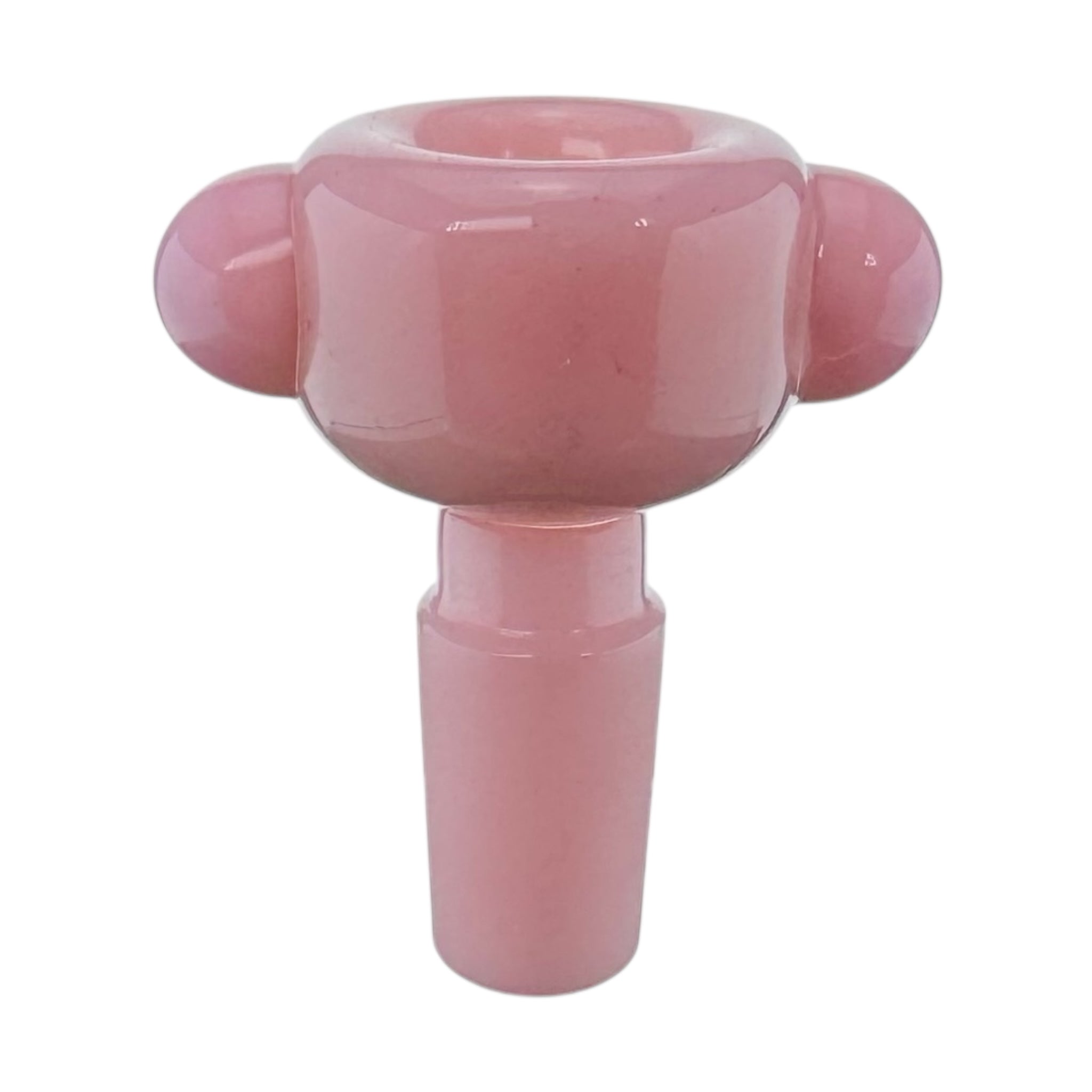 14mm Flower Bowl - Tall Straight Wall Bubble Bong Bowl Piece - Pink