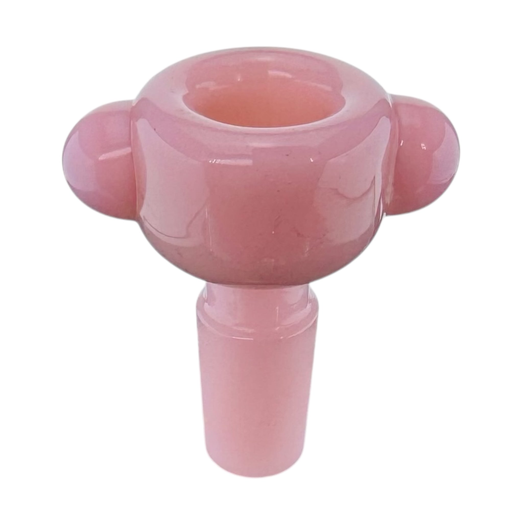 14mm Flower Bowl - Tall Straight Wall Bubble Bong Bowl Piece - Pink