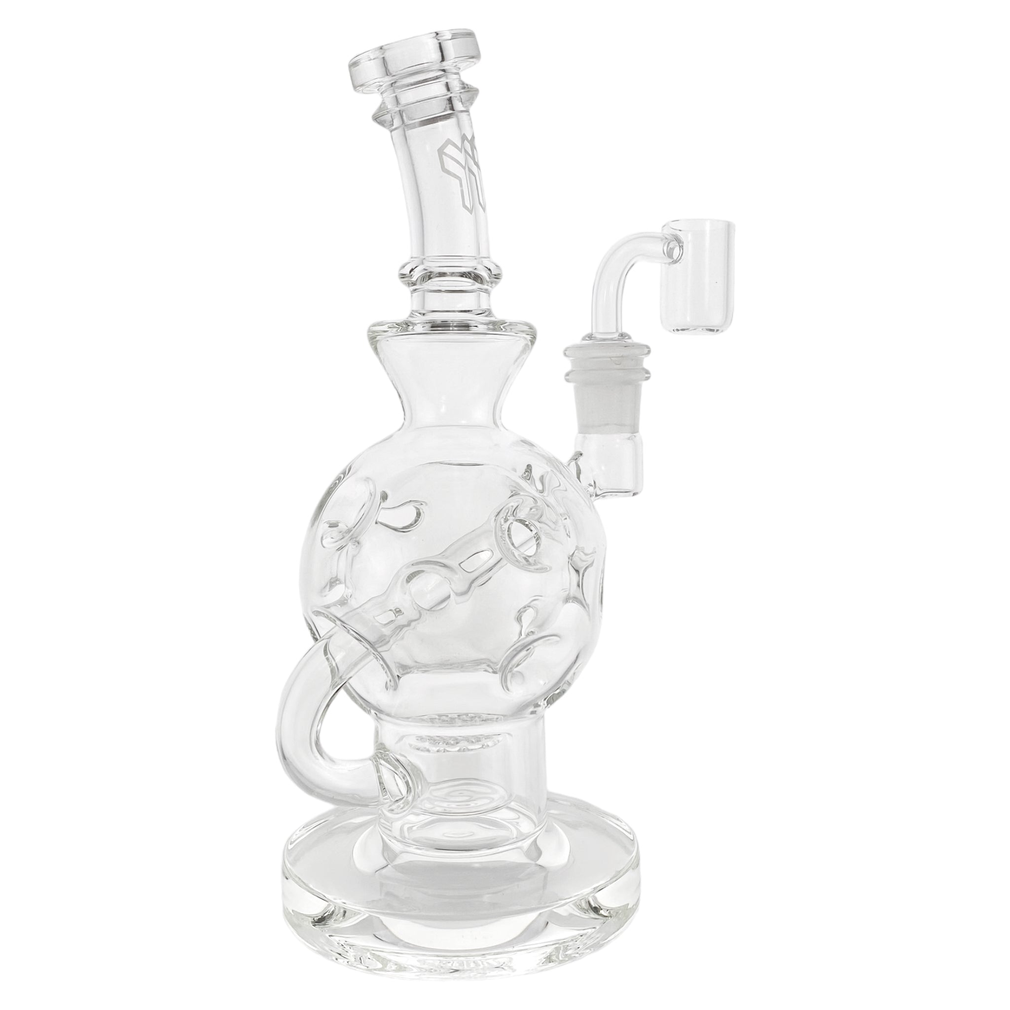 Deluxe Glass - Clear Fab Exosphere Dab Rig With Seed of Life Perc