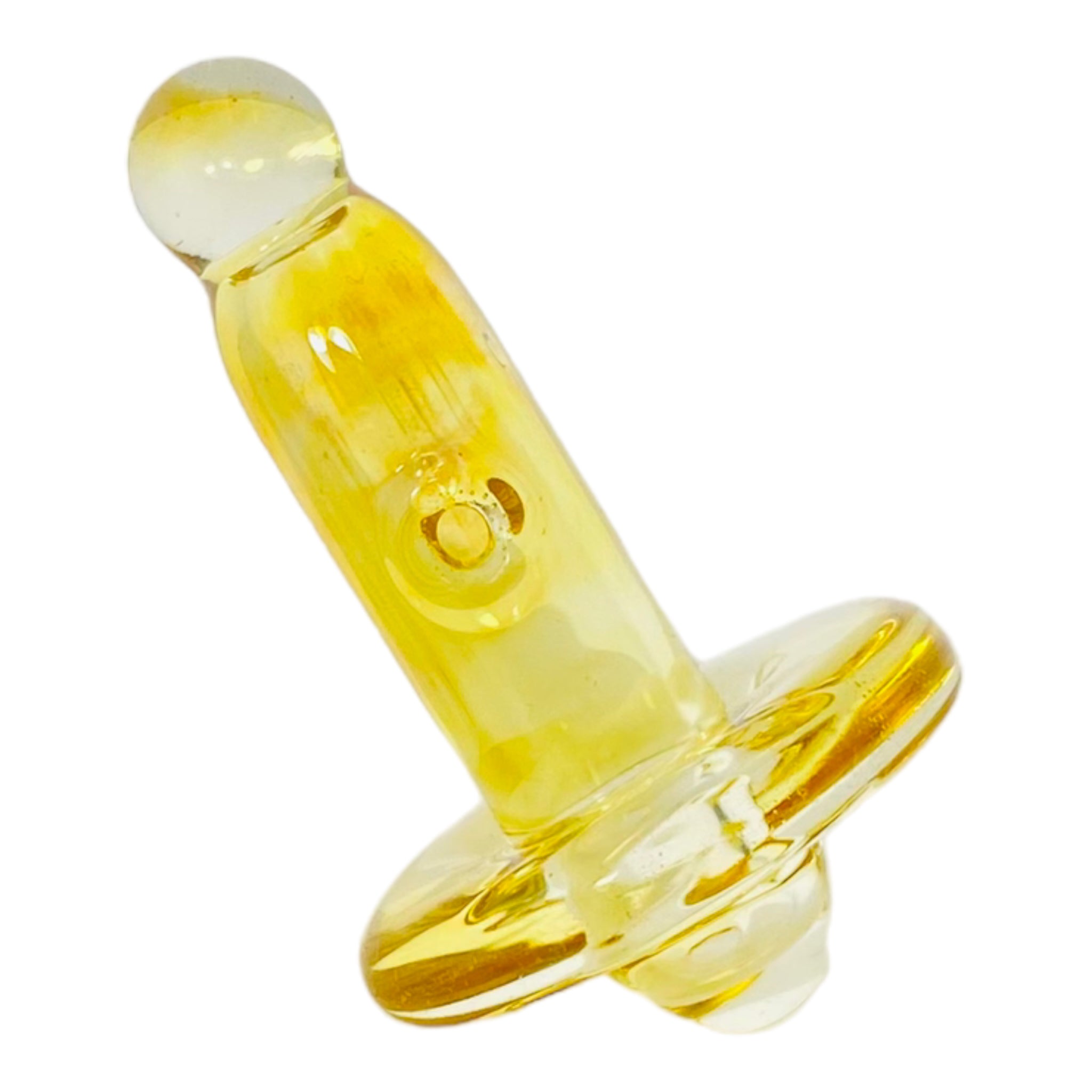 Directional Airflow Glass Carb Cab With Yellow Silver Fuming