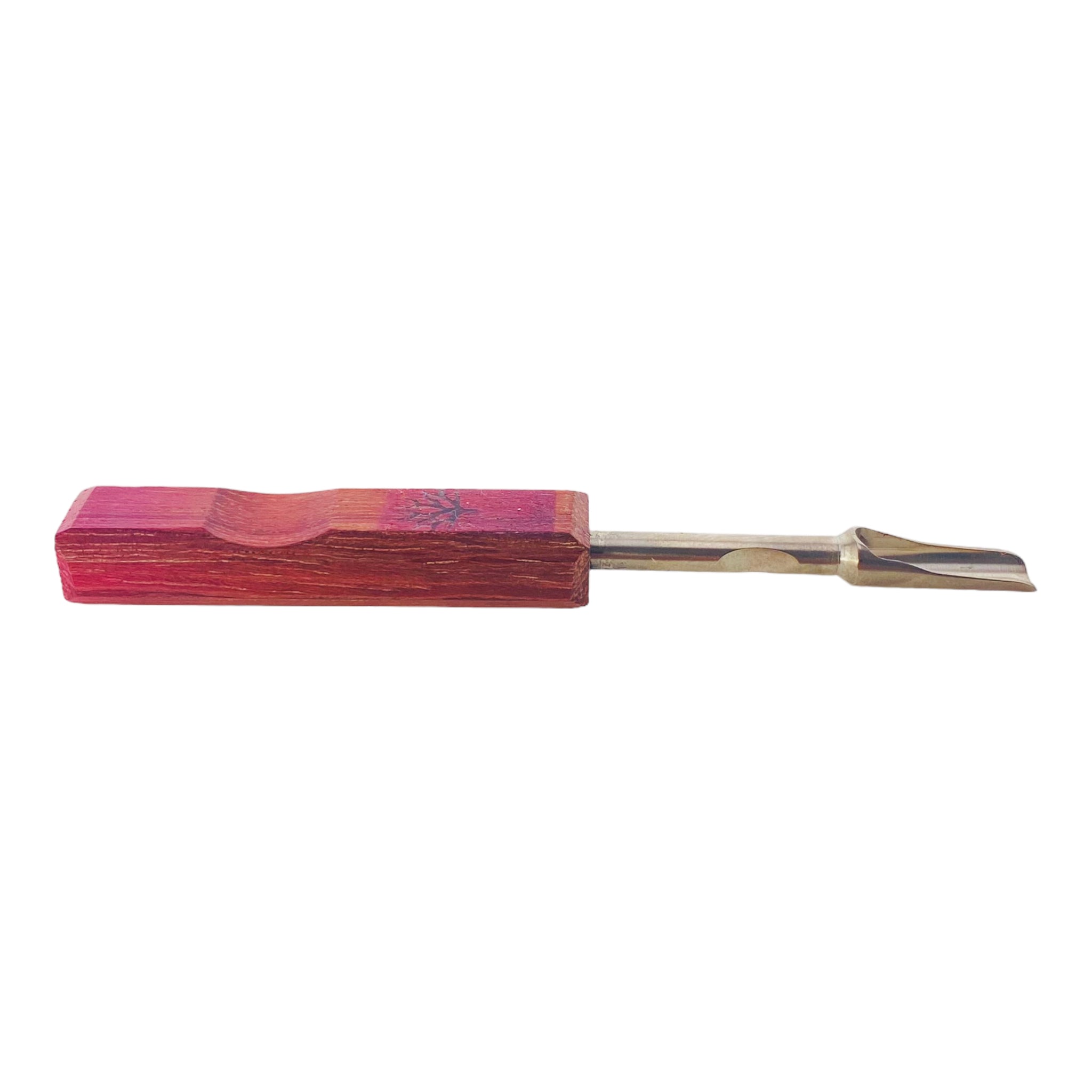 Mystic Timber - Small Ball Point Titanium Dab Tool With Wood Handle