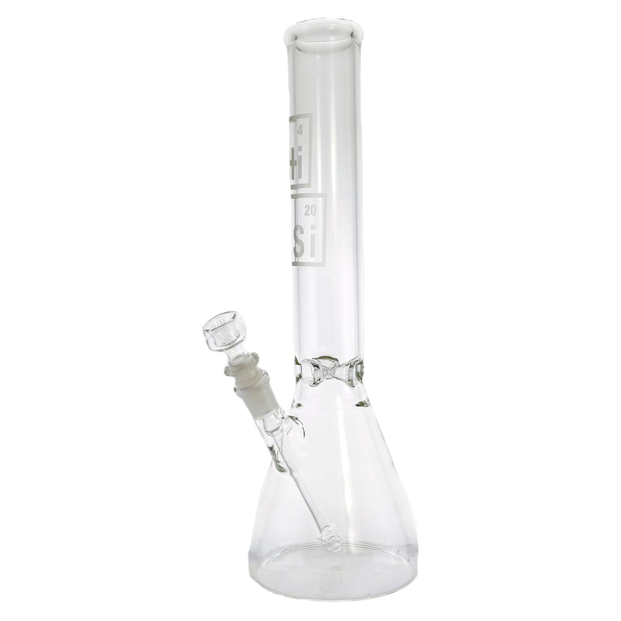 HiSi Glass - 15 inch Glass Beaker Bong With Ice Pinch