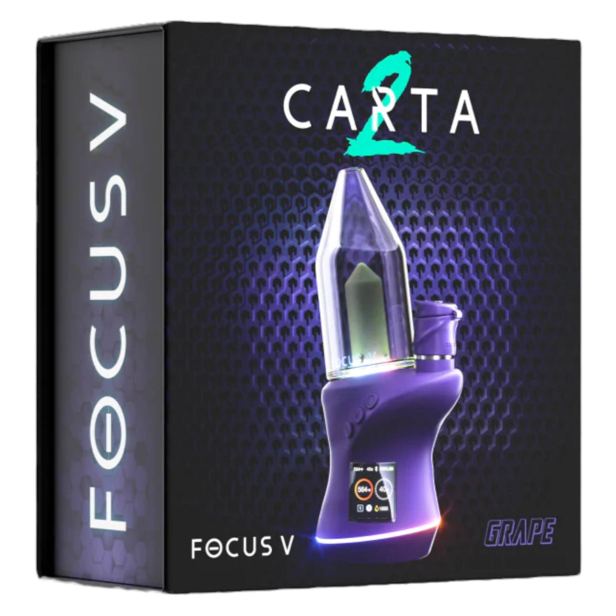 Focus V - CARTA 2 - Portable Dry Herb & Wax Oil Vaporizer - Grape Purple how to clean carta 2