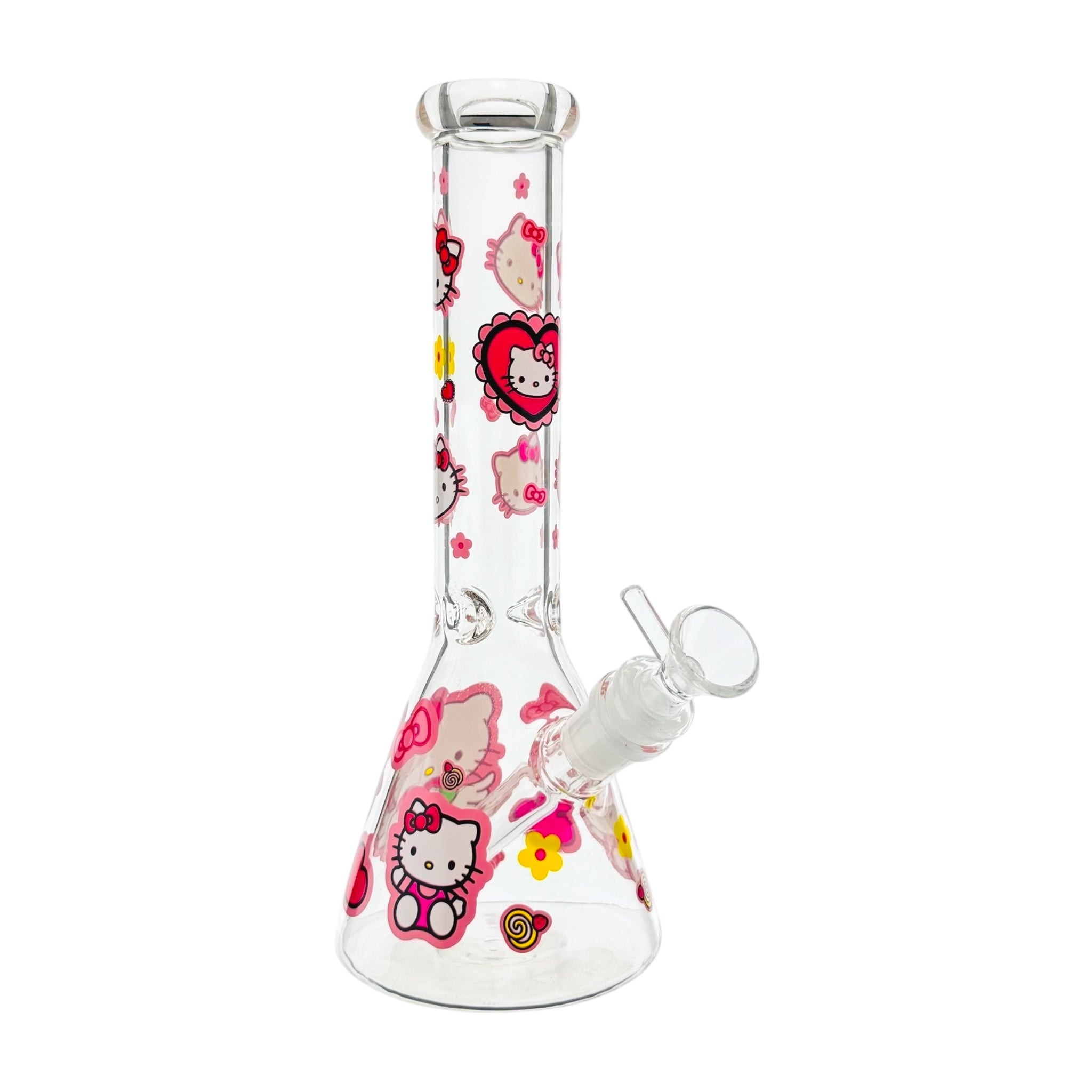 Angel Hello Kitty Bong 10 Inch on white back ground