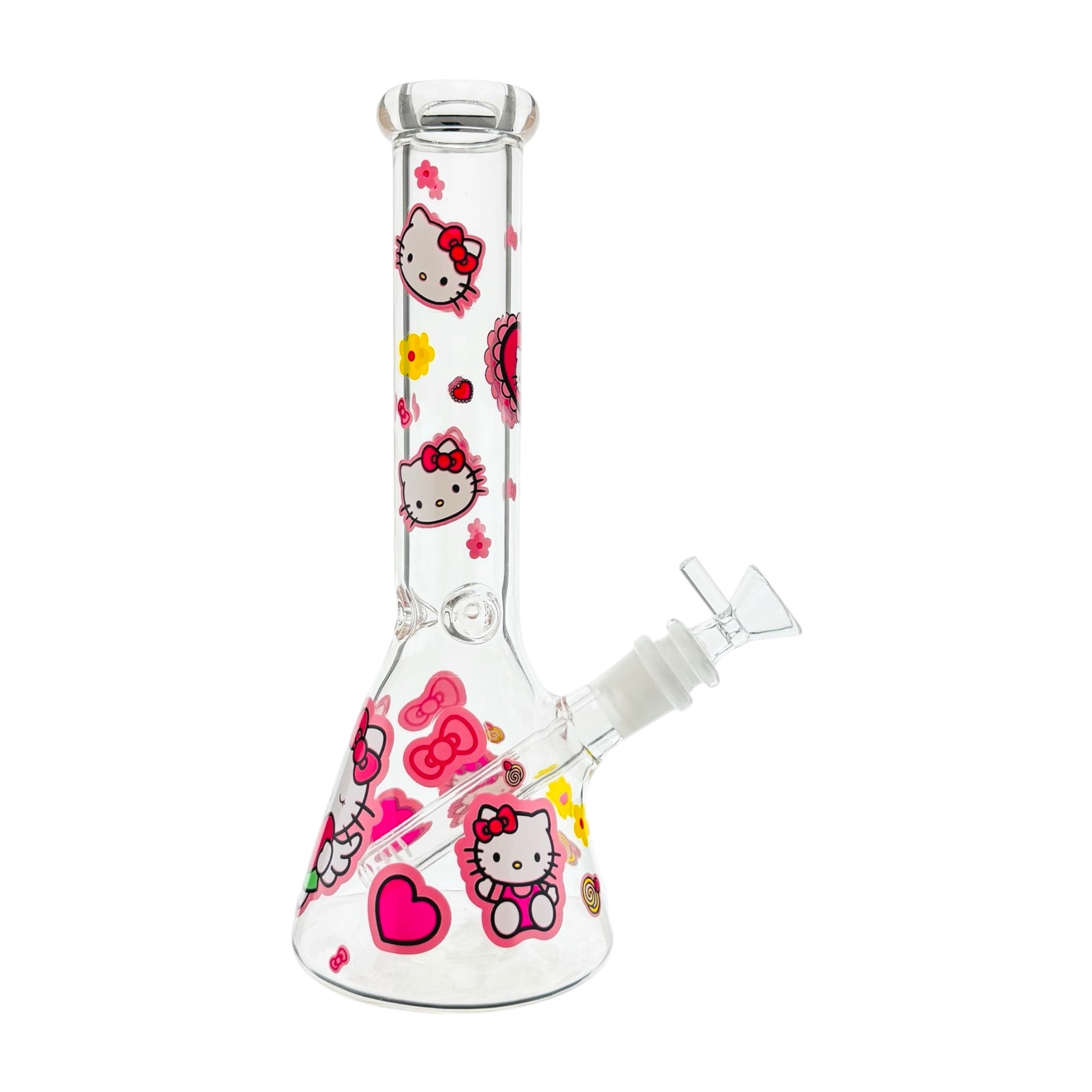 Angel Hello Kitty Smoking Device 10 Inch on white back ground