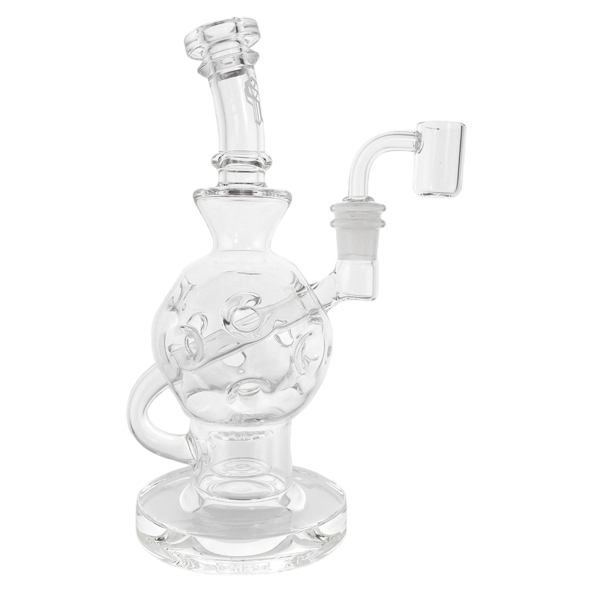 Deluxe Glass - Clear Fab Exosphere Dab Rig With Seed of Life Perc