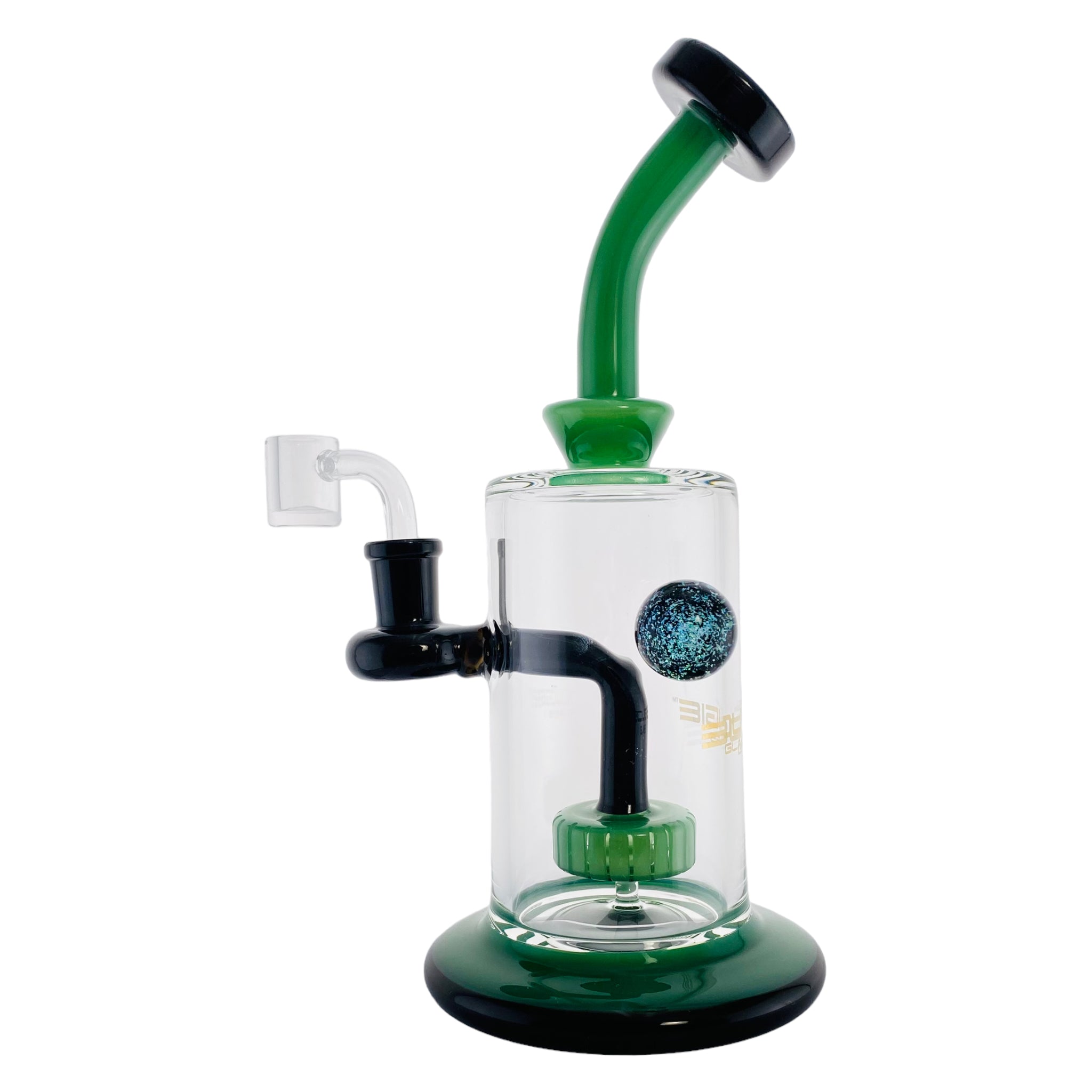 best cheap Bougie Glass - Dab Rig With Black And Green colors 