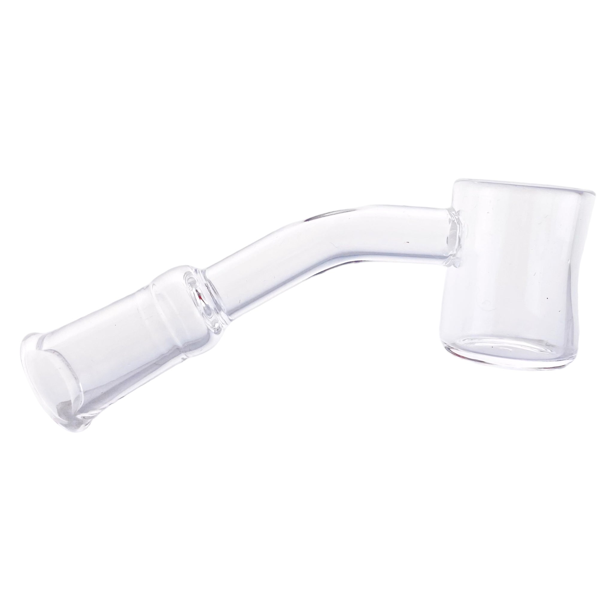 10mm Quartz Banger With 45 Degree Female Fitting And 20mm Wide Bucket