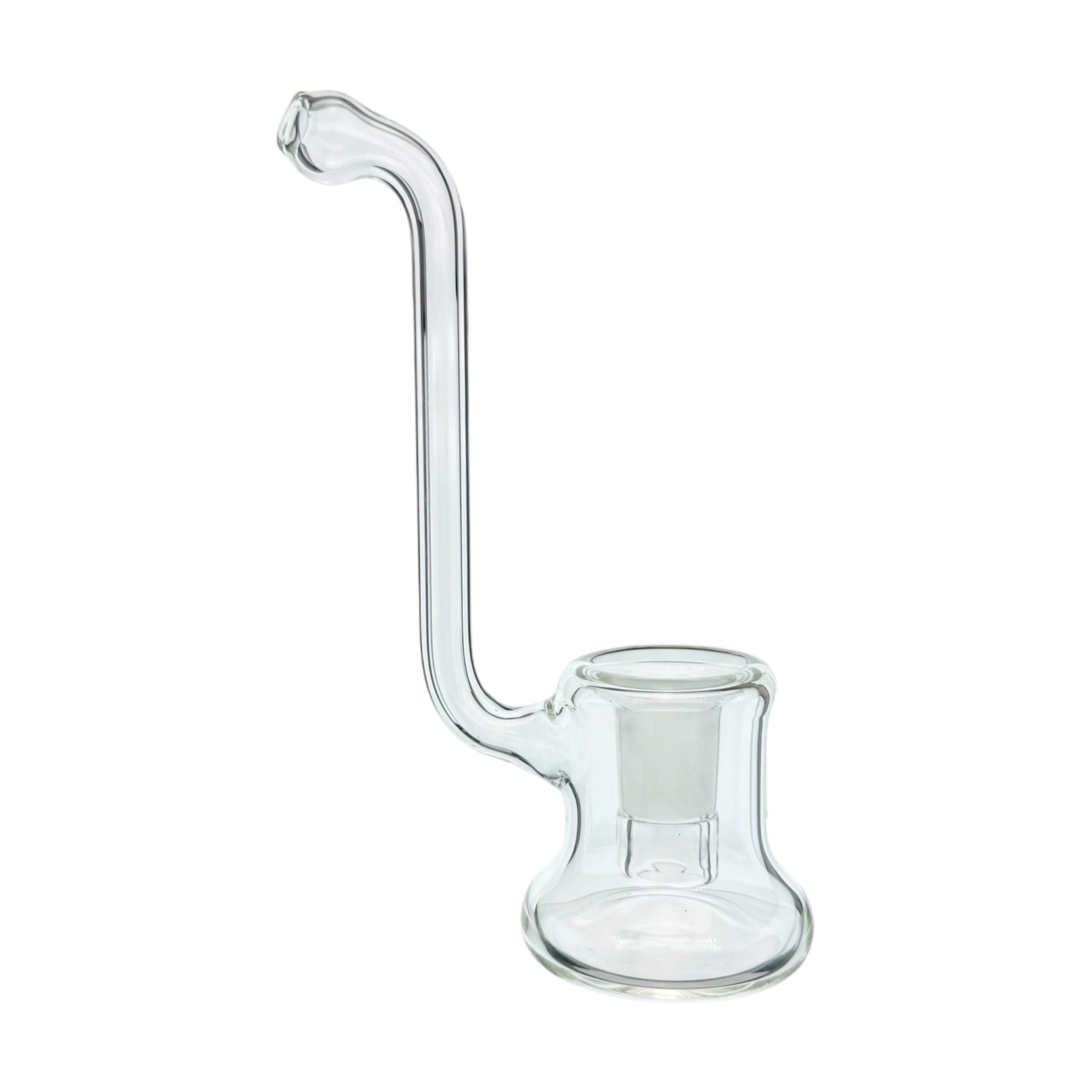 14mm Simple Can Base Clear Dry Dab Rig by N3rd Glass on a white background