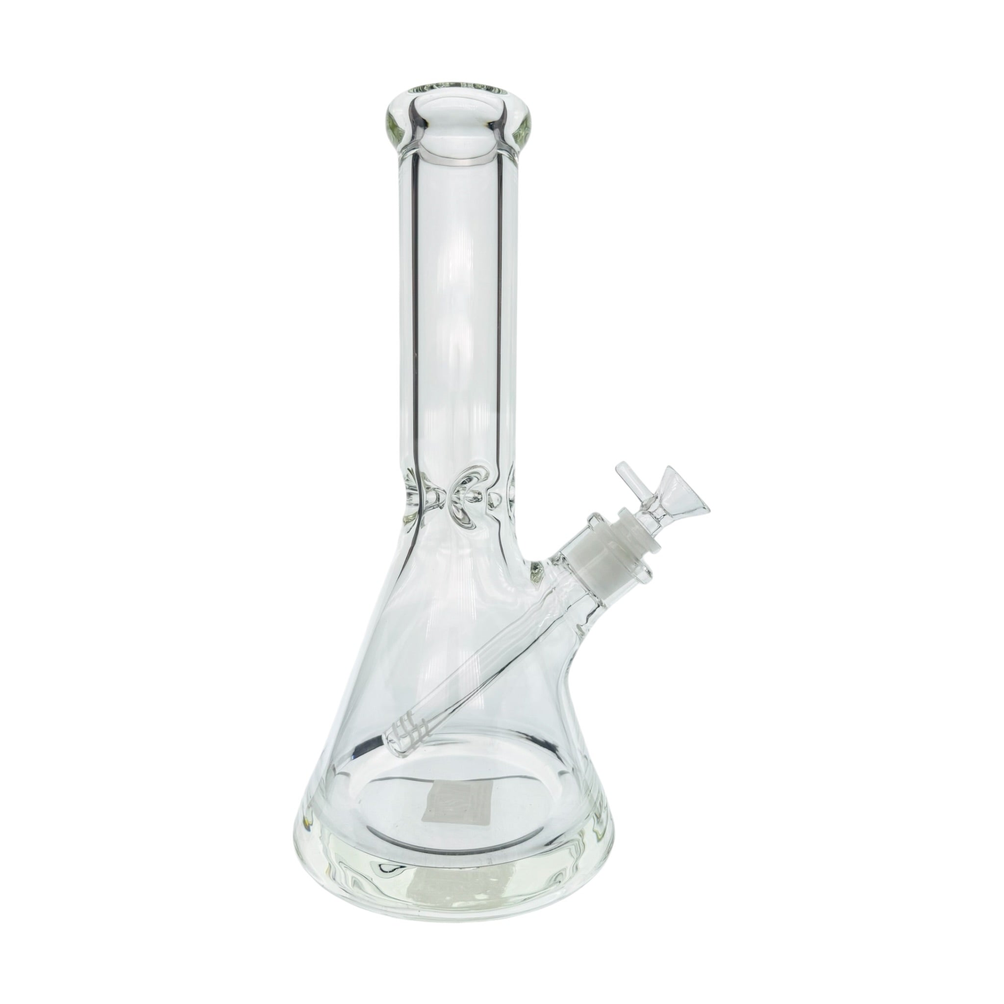 9mm Thick Clear Beaker Base Water Pipe Bong With Extra Extra Thick Base 12 Inches on a white background