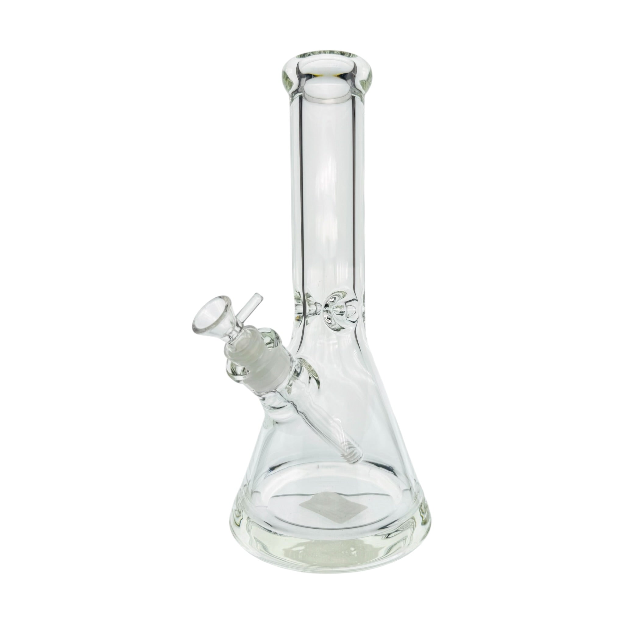 9mm Thick Clear Beaker Base Water Pipe Bong With Extra Extra Thick Base 12 Inches on a white background