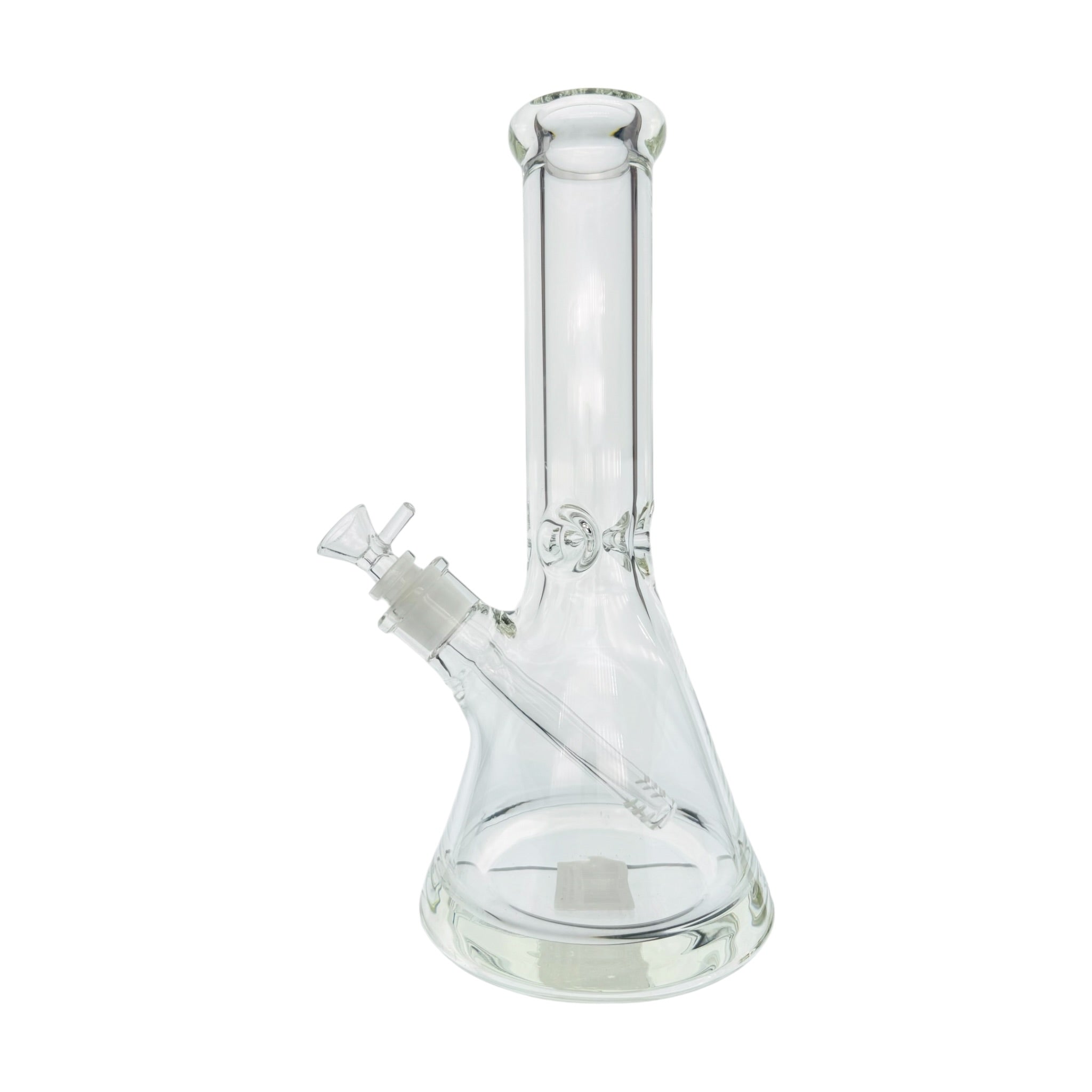 9mm Thick Clear Beaker Base Water Pipe Bong With Extra Extra Thick Base 12 Inches on a white background