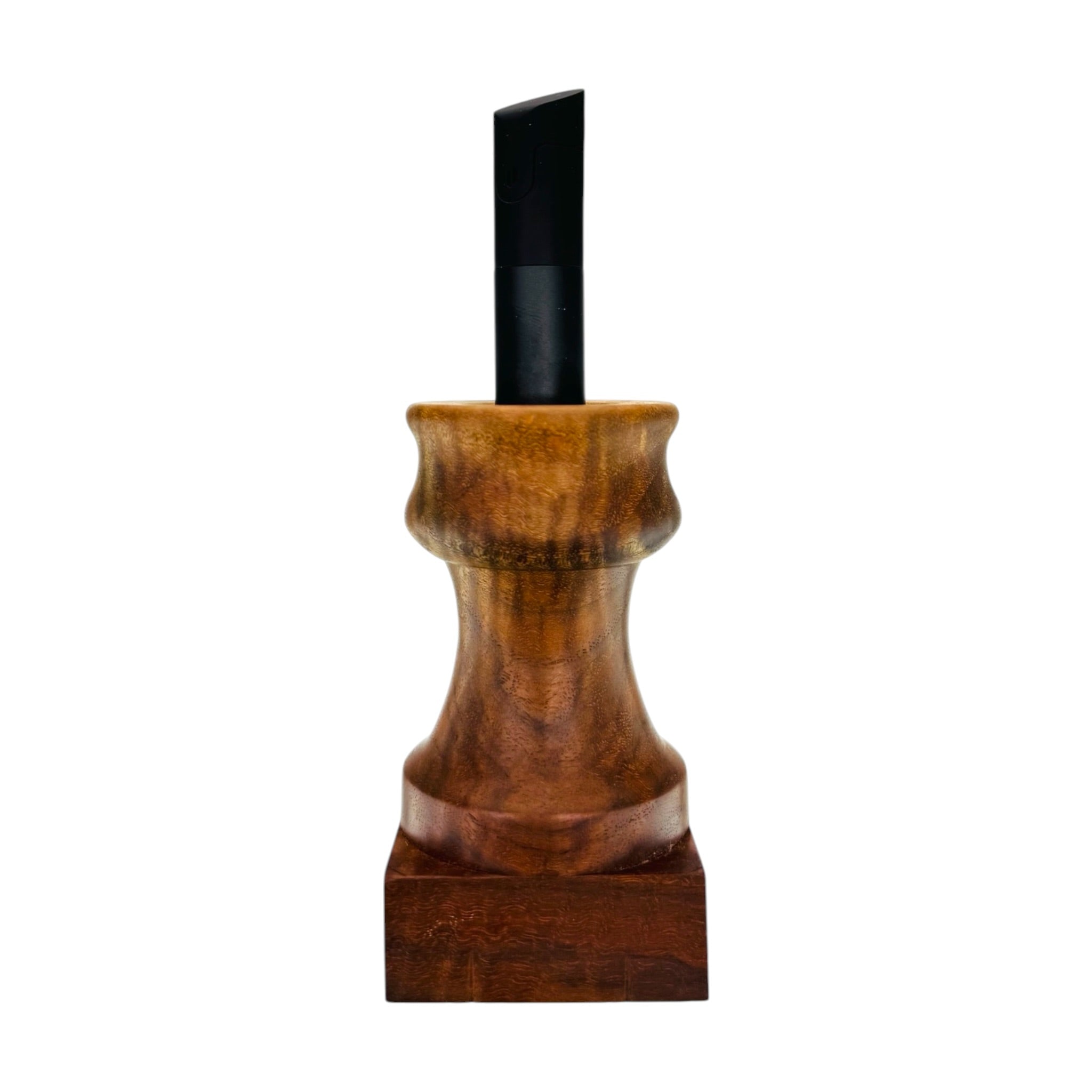 Fancy Black Walnut Burl Puffco Pivot Stand Holder