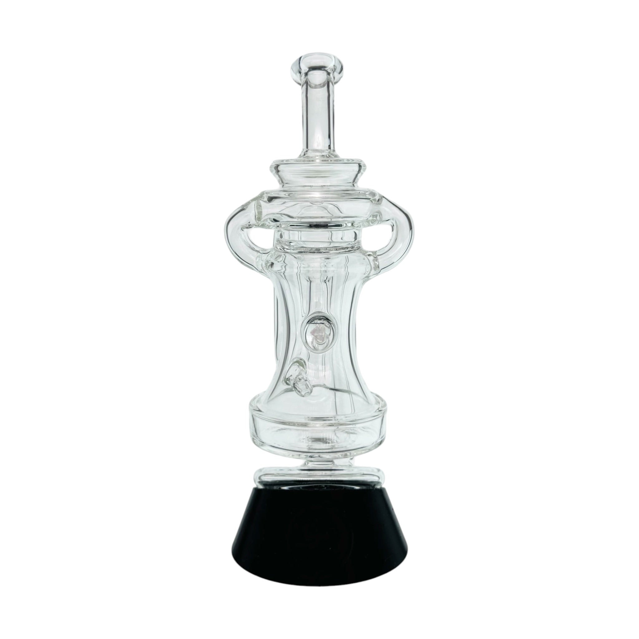 Dual Uptake Glass Incycler Water Attachment For Puffco Peak And Peak Pro