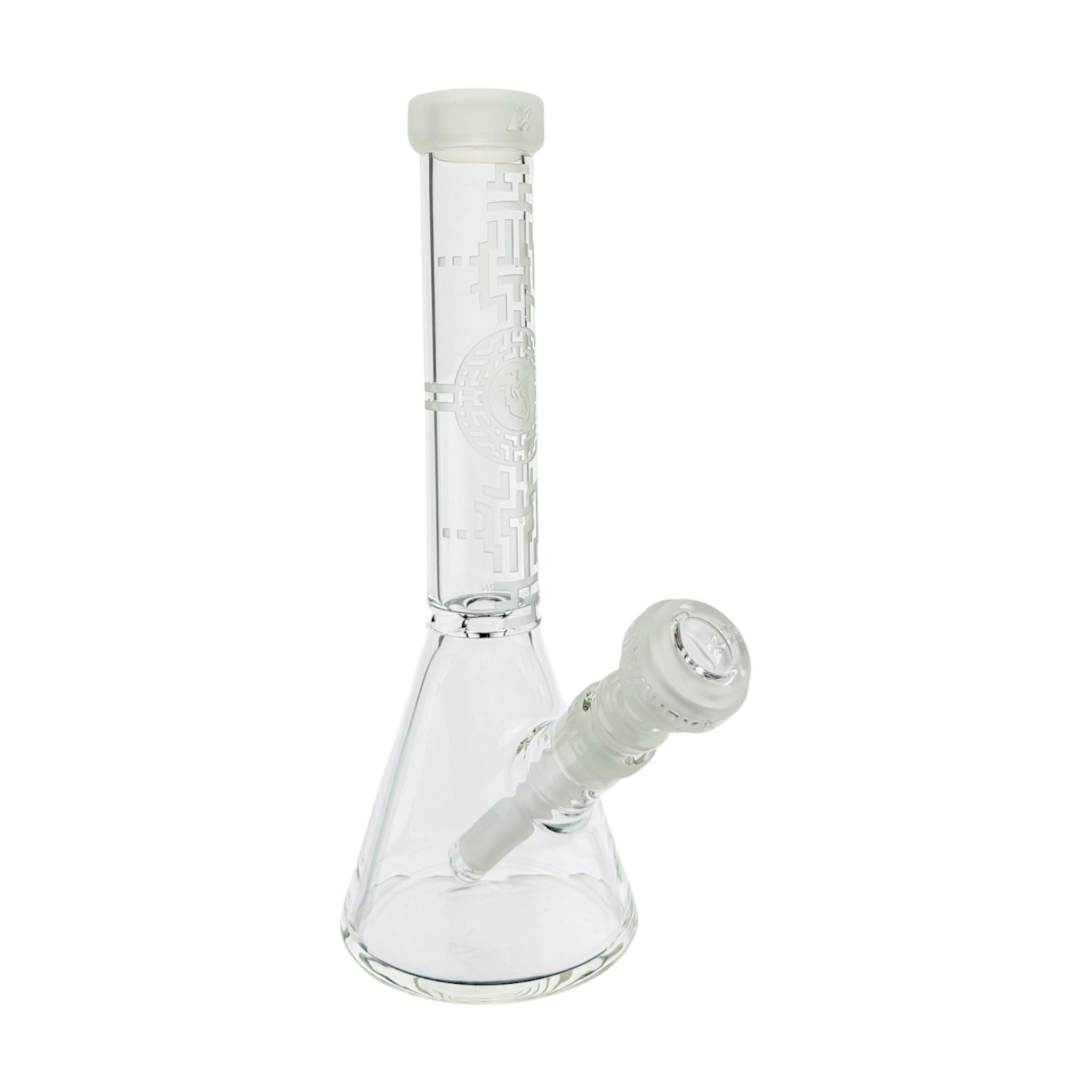 Milkyway Glass - 10.5 Inch Bio-Encryption Beaker Base Bong Clear