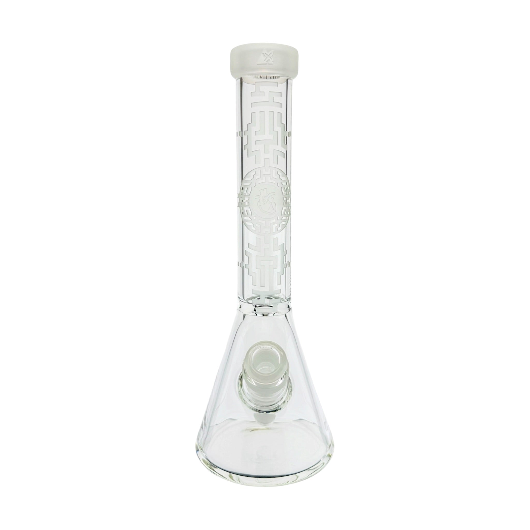 Milkyway Glass - 10.5 Inch Bio-Encryption Beaker Base Bong Clear