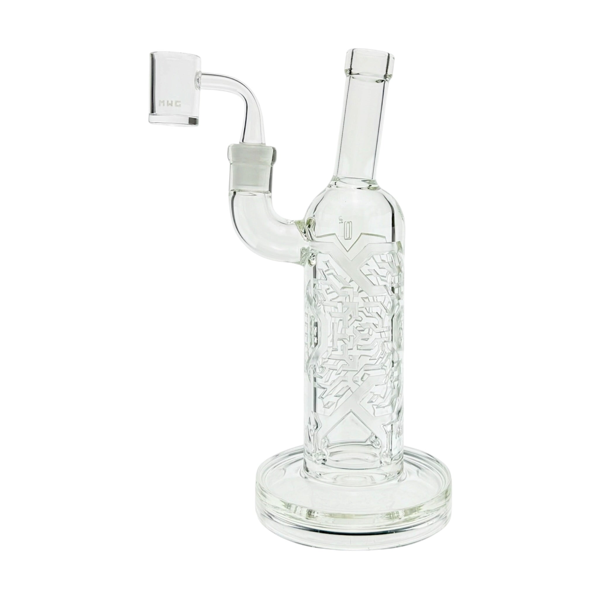 Milkyway Glass - Hydro-Oxide 10 Inch Dab Rig Clear Glass
