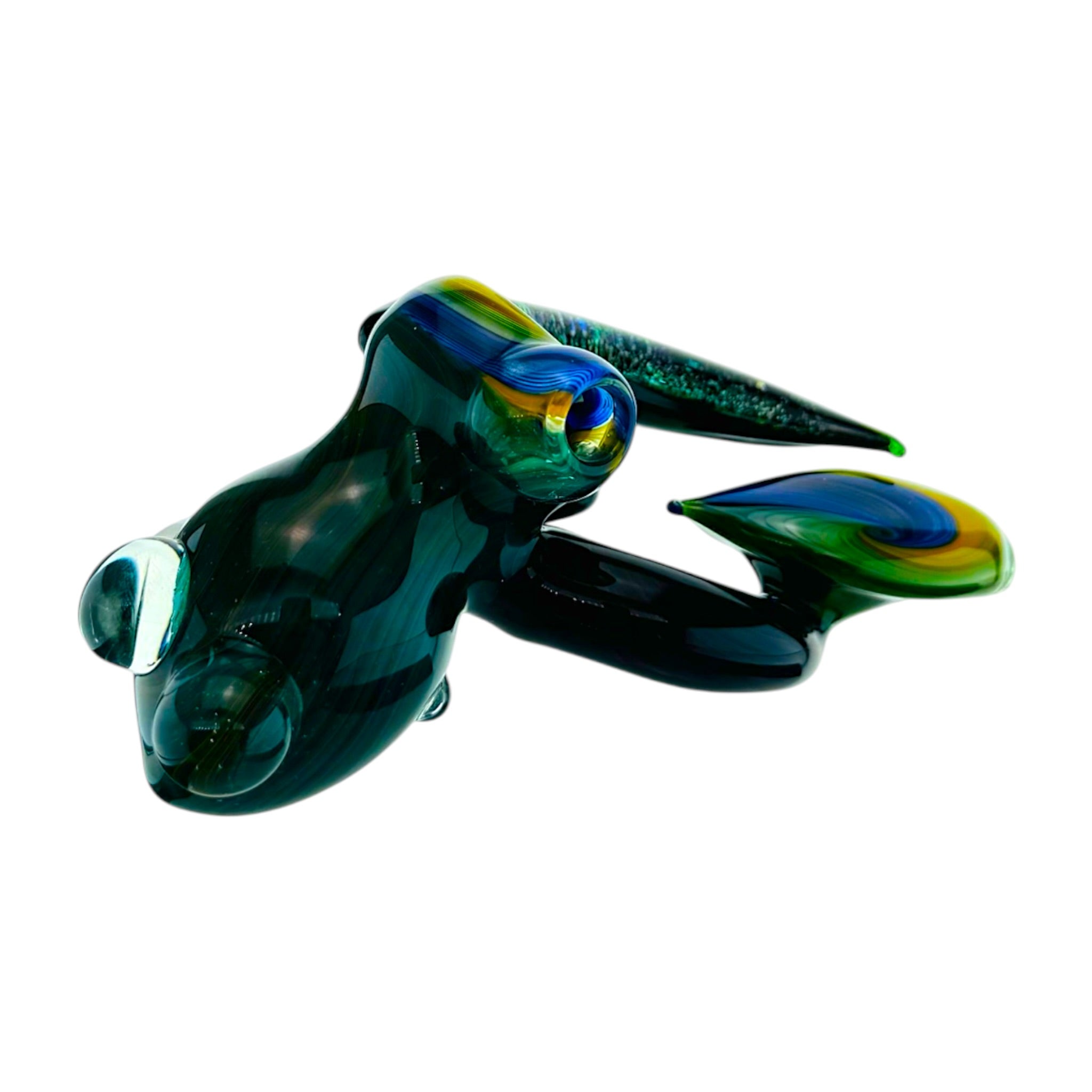 old school smoking pipe Heady Hammer Style Dry Pipe With Dichro Wing