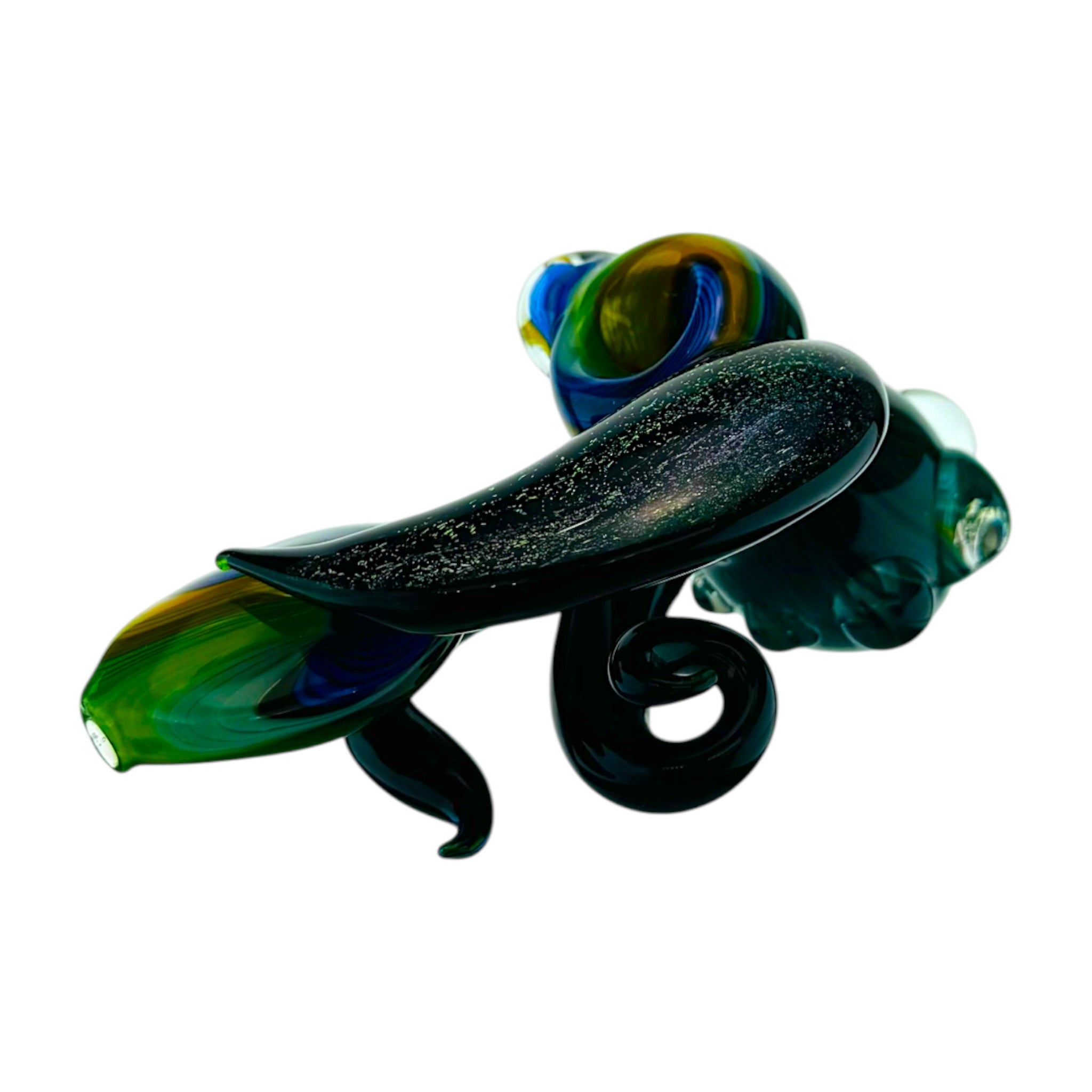 old school smoking pipe Heady Hammer Style Dry Pipe With Dichro Wing
