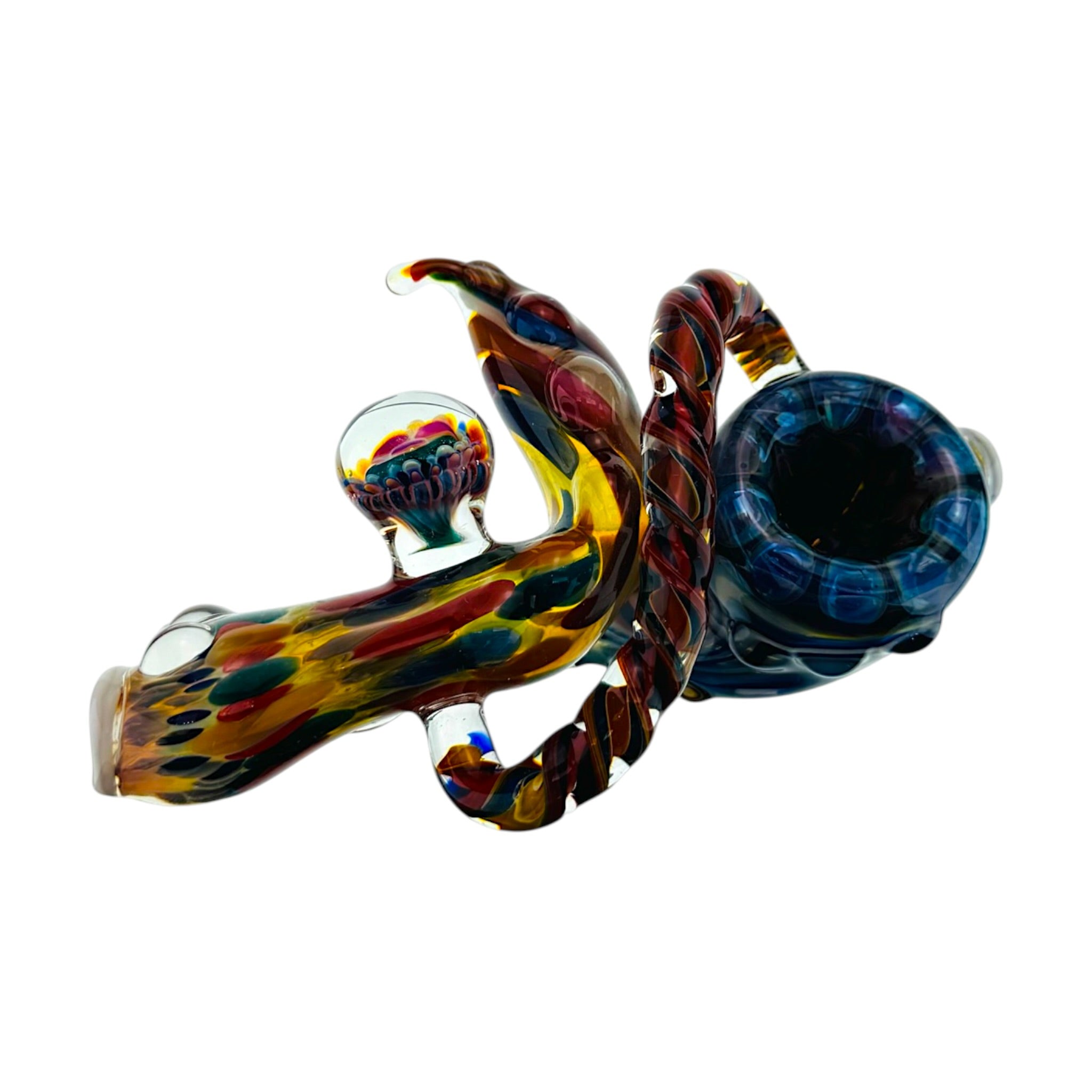 Heady Old School Style Dry Pipe With Implosion Marble