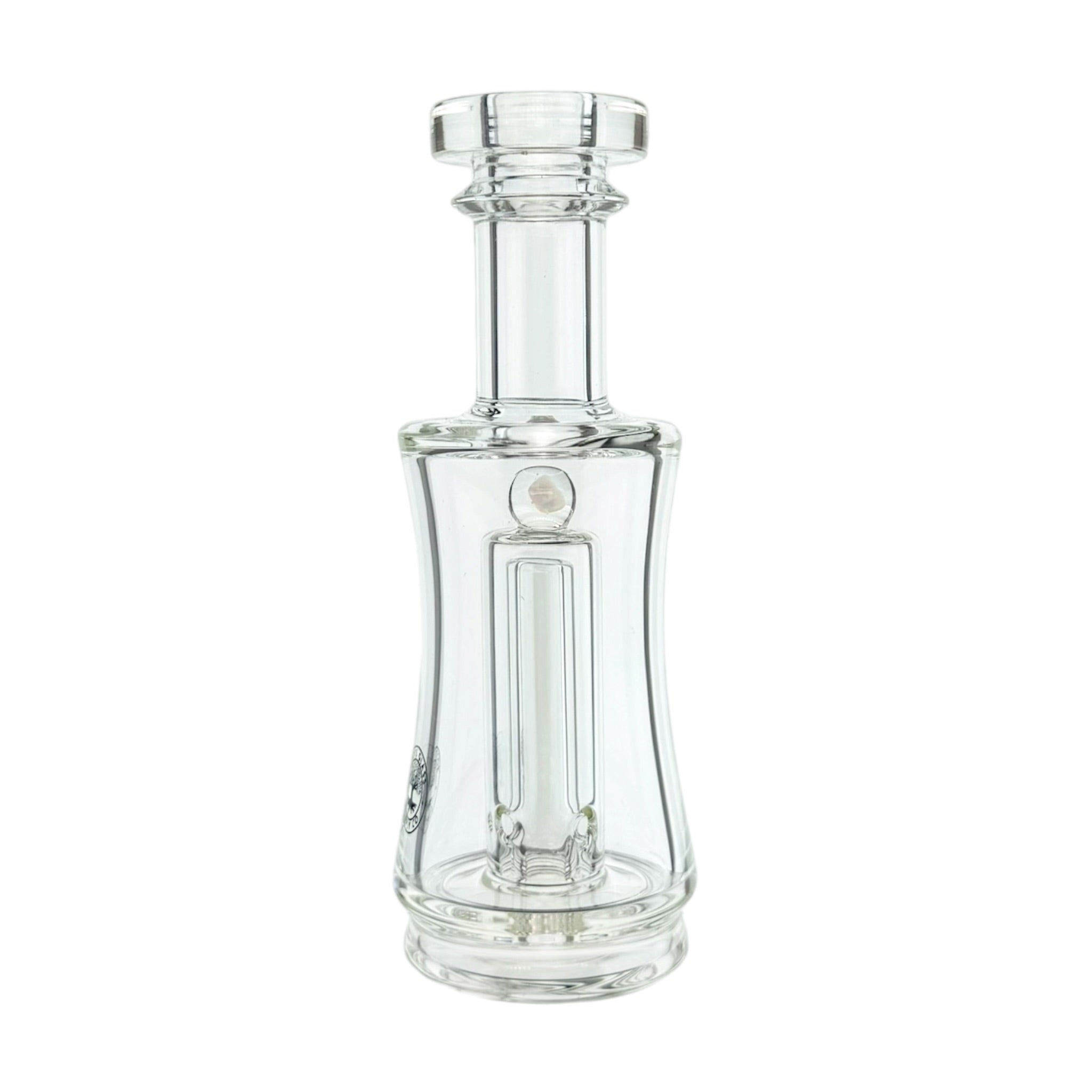 Simple Glass Water Attachment For Puffco Peak And Peak Pro E-Rig Portable Dag Rig By Roots Glass Supply Co