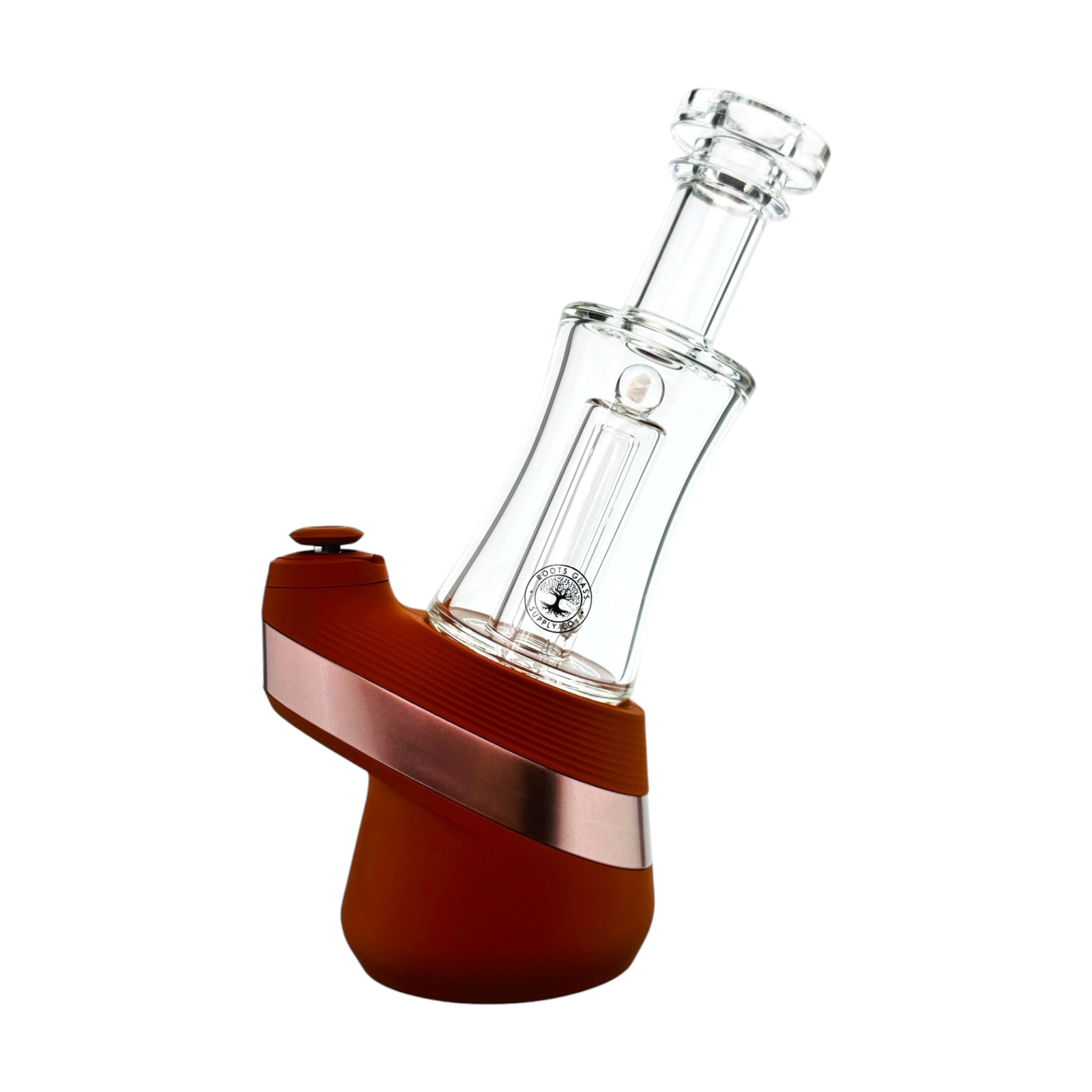 Simple Glass Water Attachment For Puffco Peak And Peak Pro E-Rig Portable Dag Rig By Roots Glass Supply Co
