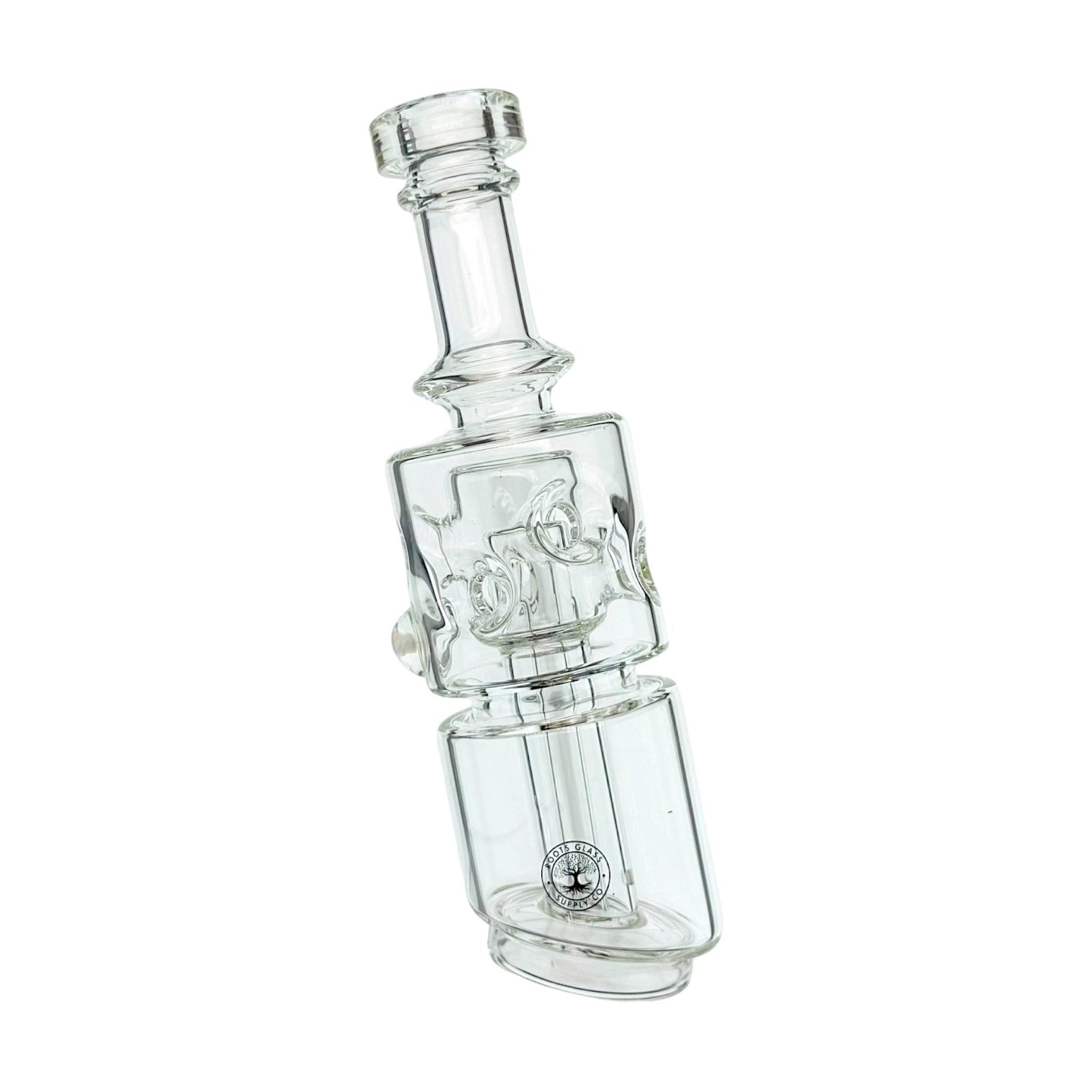 Straight Fab Glass Water Pipe Attachment For Puffco Peak And Peak Pro By Roots Glass Supply Co.