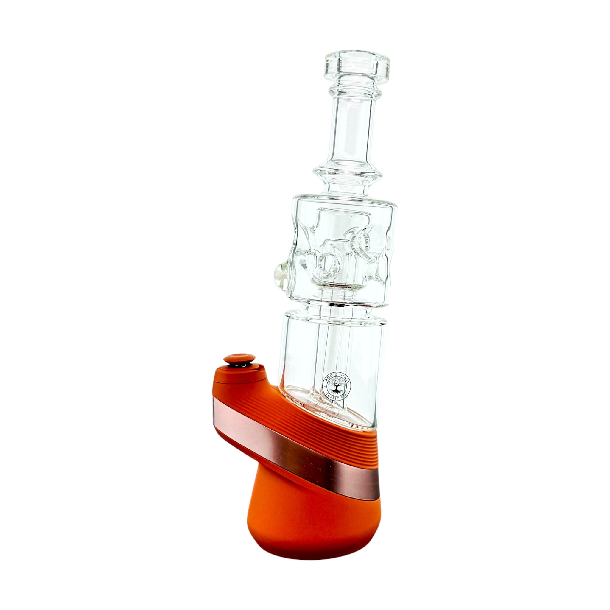 Straight Fab Glass Water Pipe Attachment For Puffco Peak And Peak Pro By Roots Glass Supply Co.