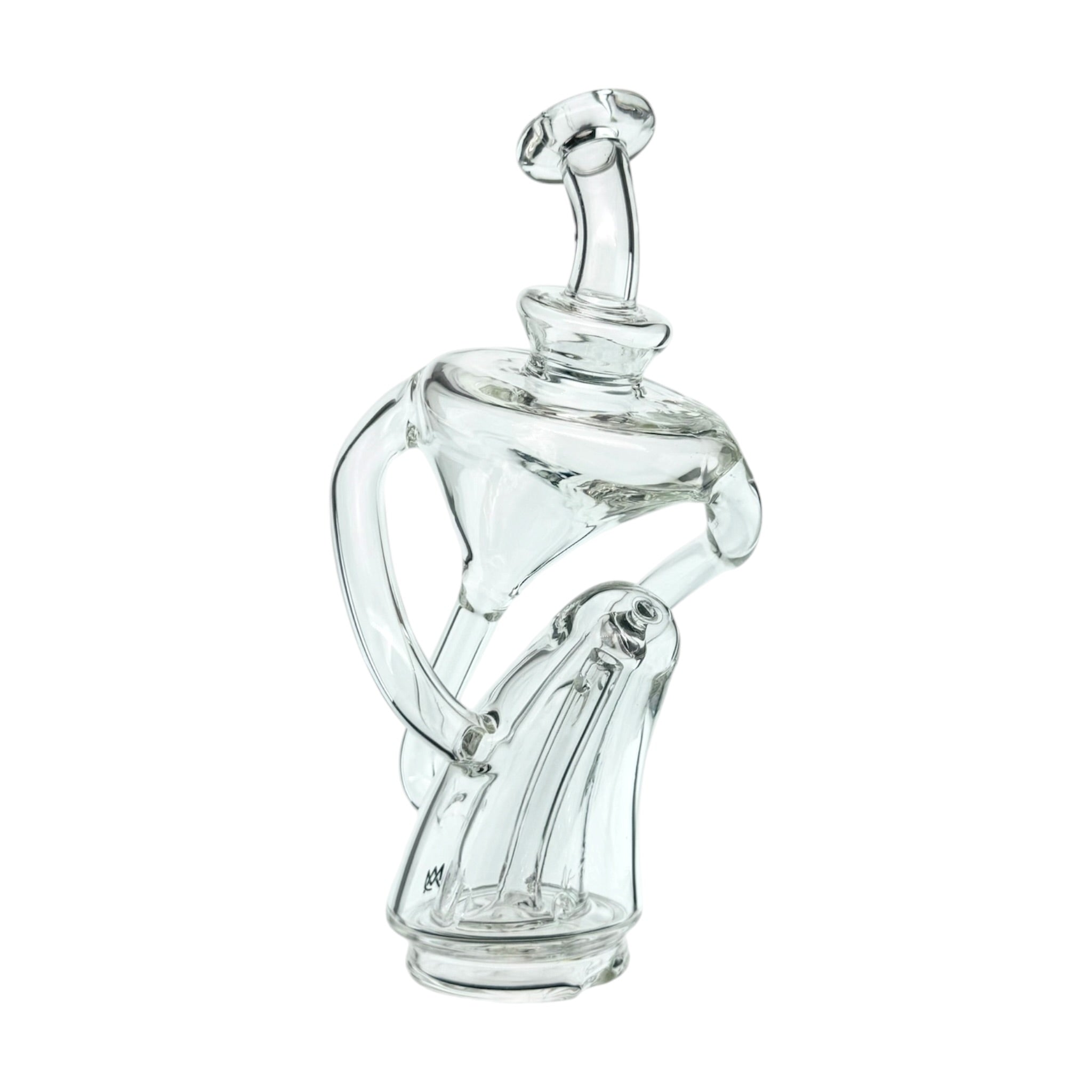 MJ Arsenal Dual Uptake Glass Recycler Water Pipe Attachment For Puffco Peak And Peak Pro
