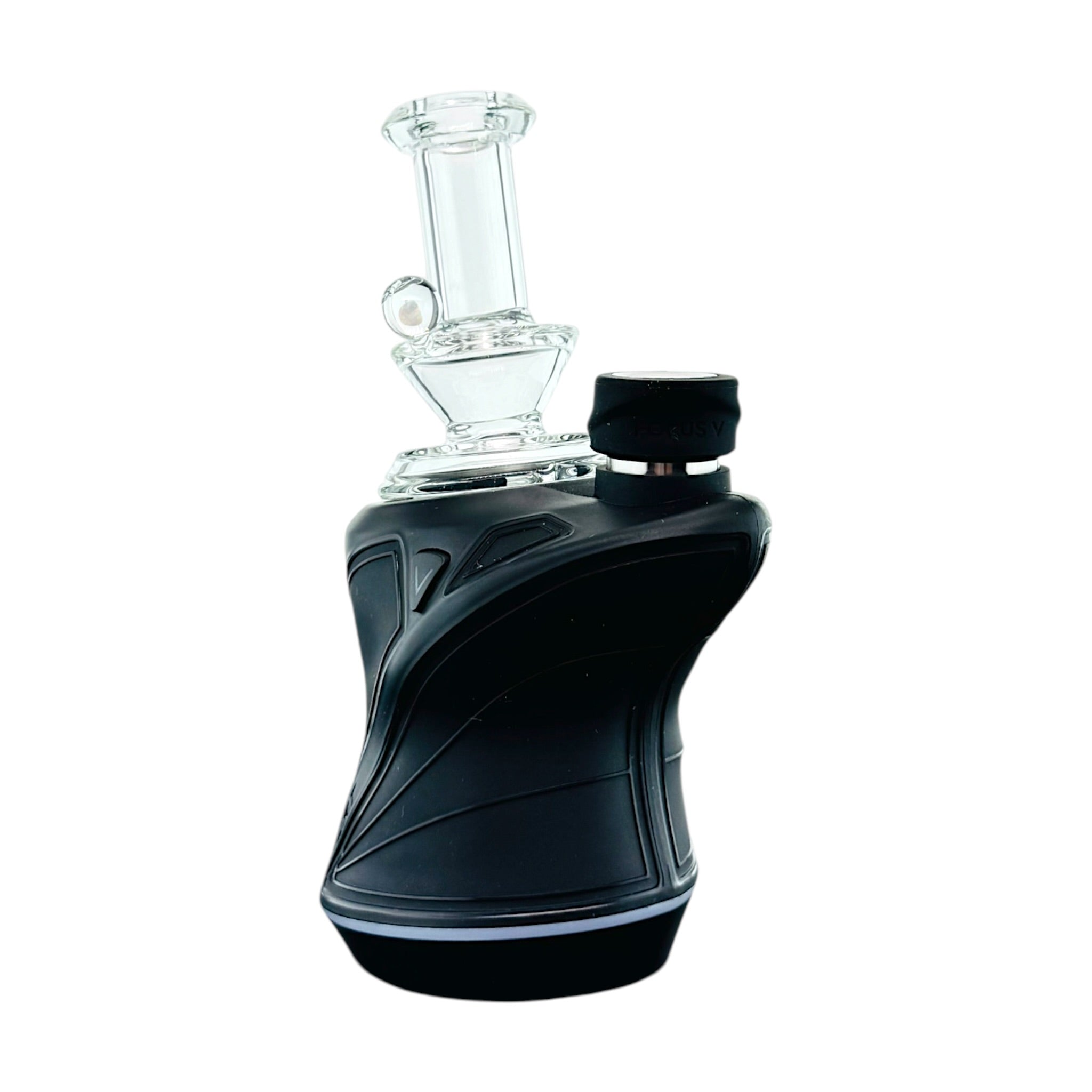 Small Glass Dry Dab Rig Attachment With Opal For Focus V Carta Sport