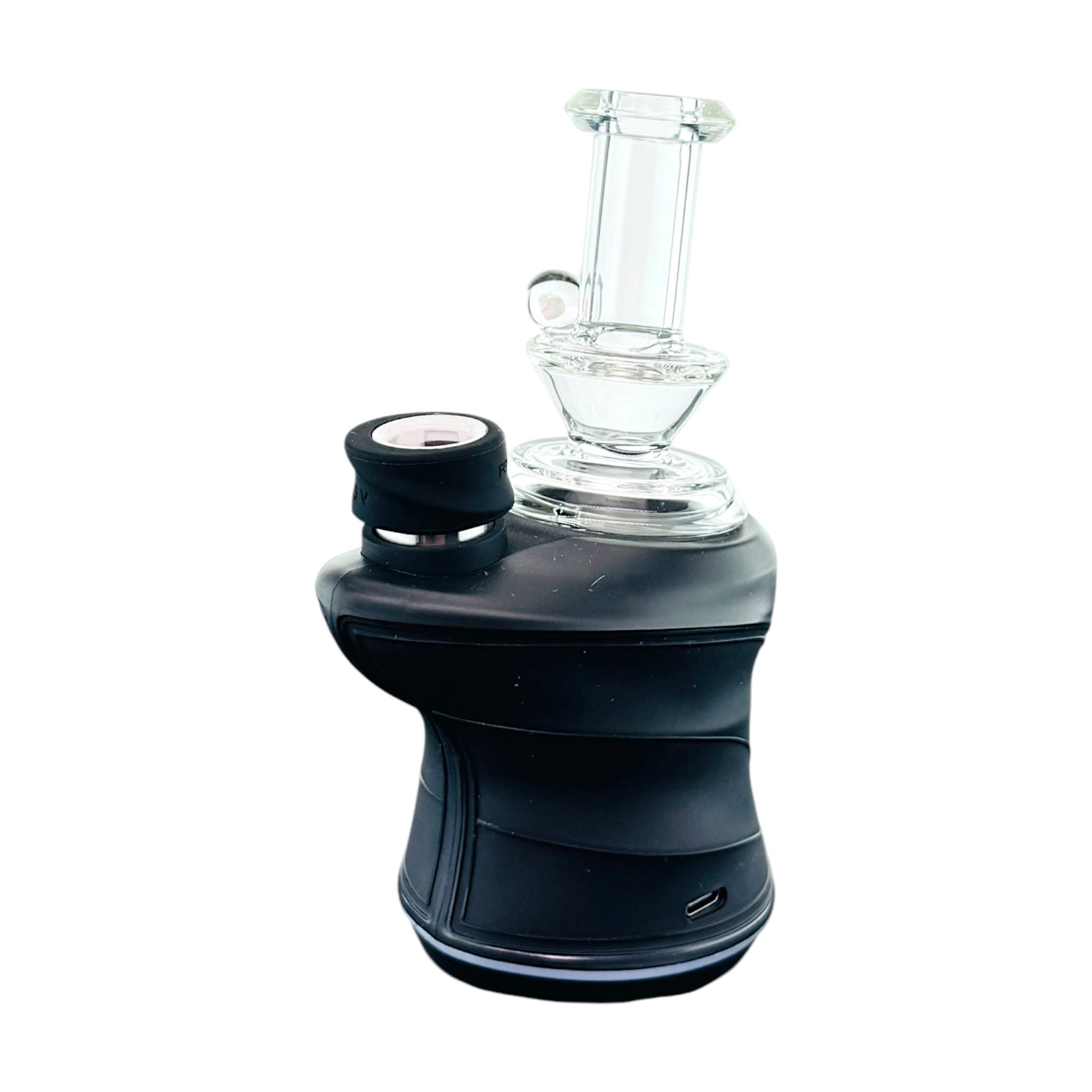 Small Glass Dry Dab Rig Attachment With Opal For Focus V Carta Sport