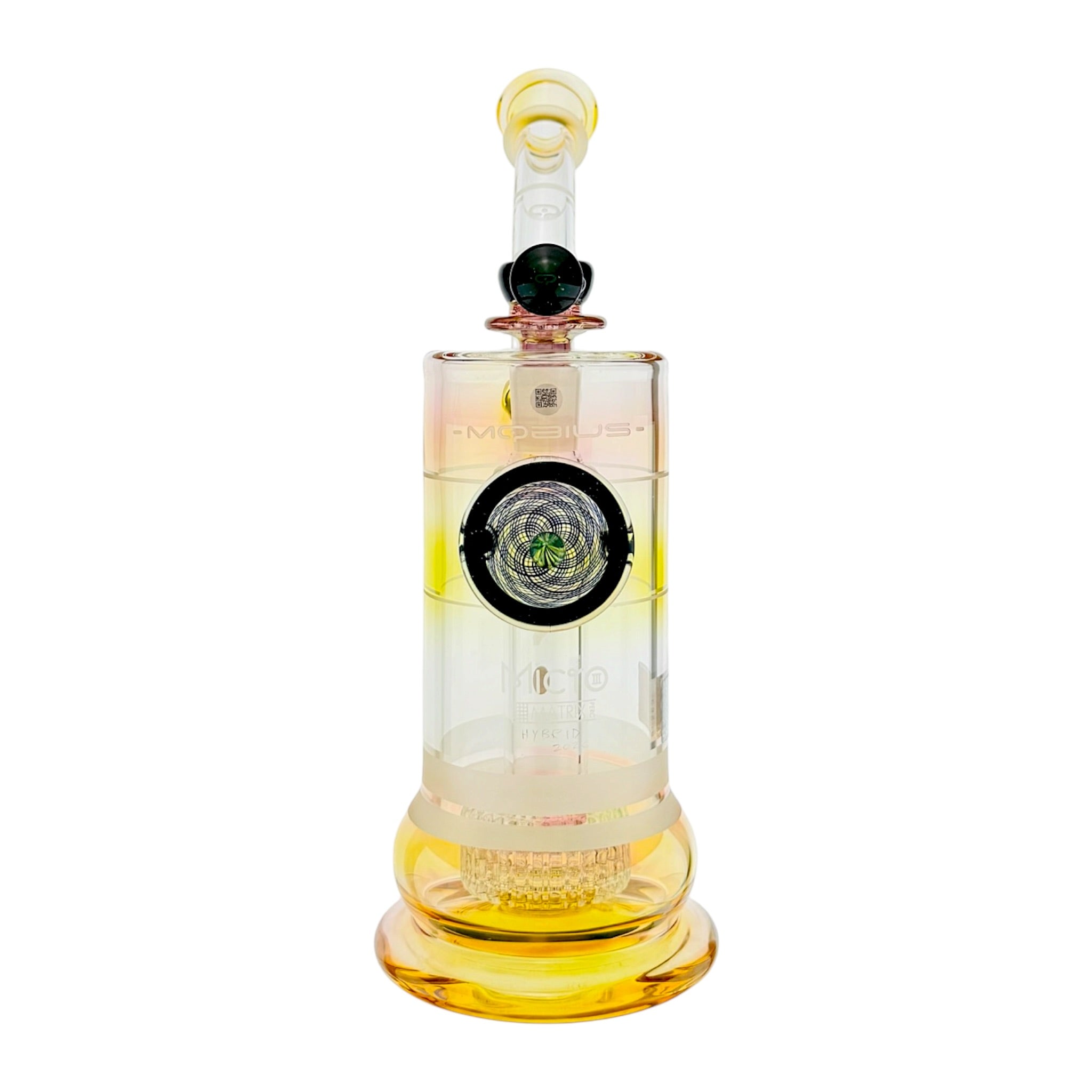 Custom Fumed Mobius Glass Micro Matrix Perc Bubbler V3 - Hybrid Series 2026