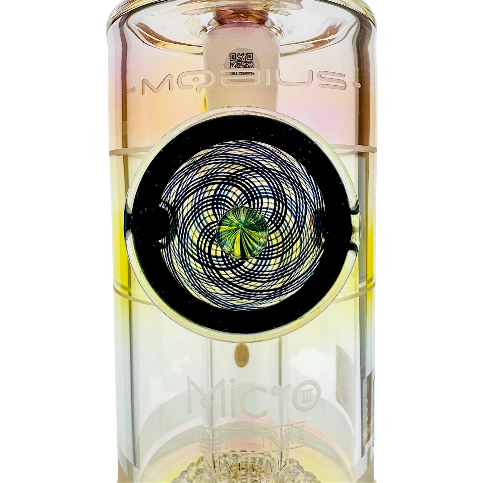 Custom Fumed Mobius Glass Micro Matrix Perc Bubbler V3 - Hybrid Series 2026