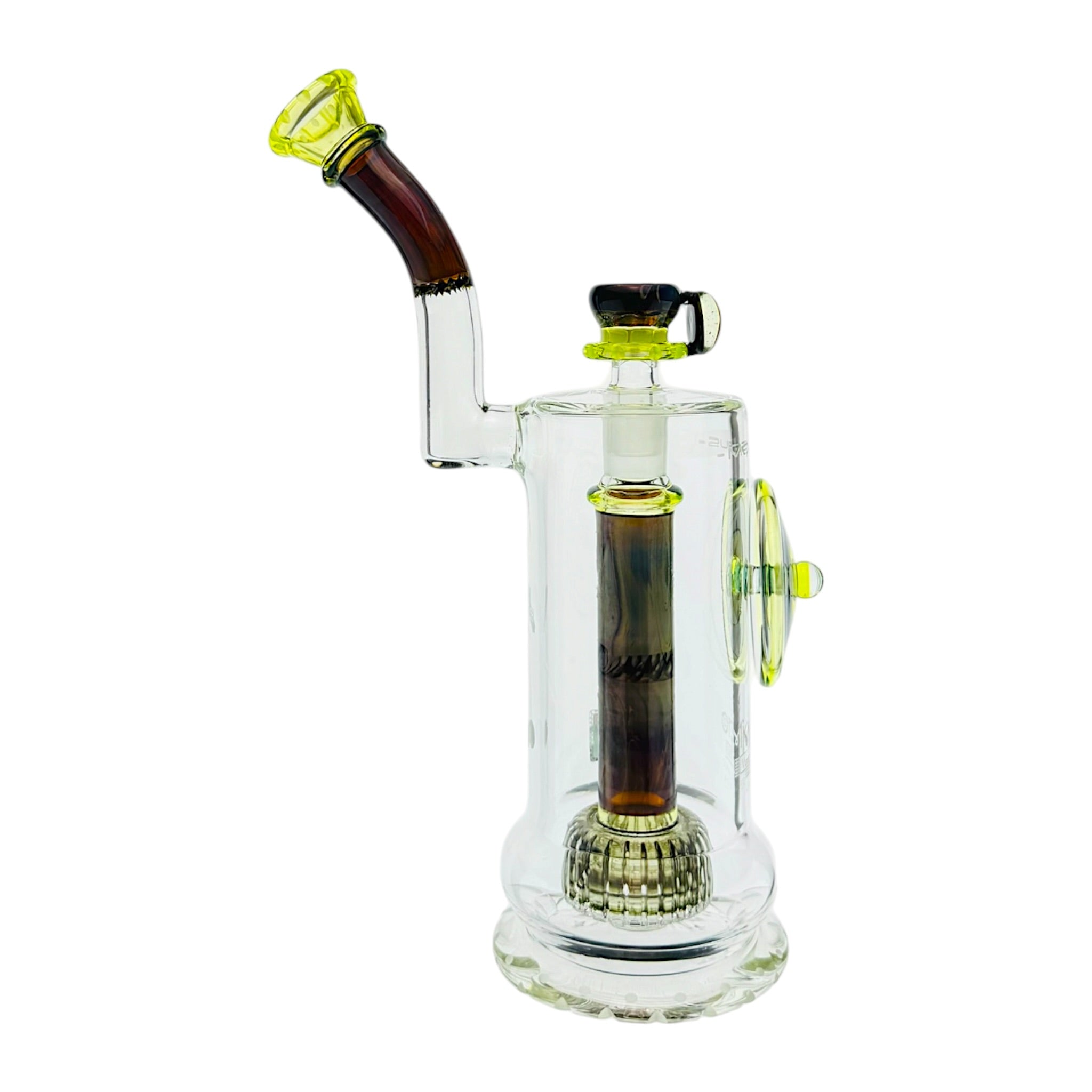 Custom Worked Mobius Glass Micro Matrix Perc Bubbler V3 - Hybrid Series 2026