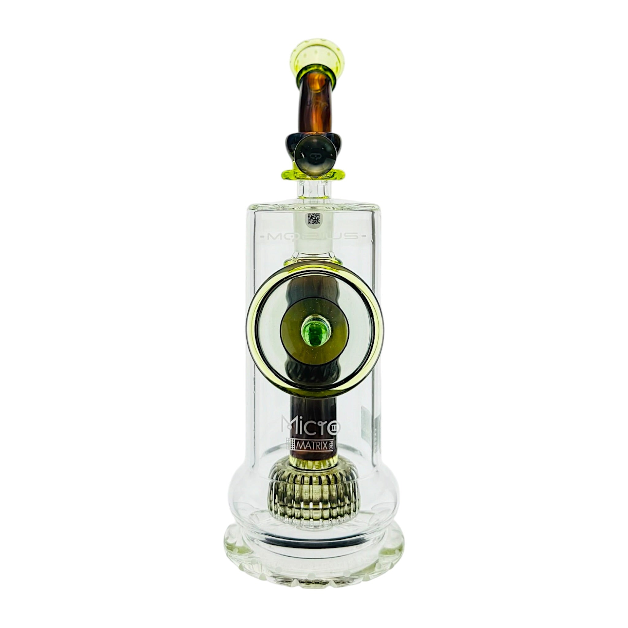 Custom Worked Mobius Glass Micro Matrix Perc Bubbler V3 - Hybrid Series 2026