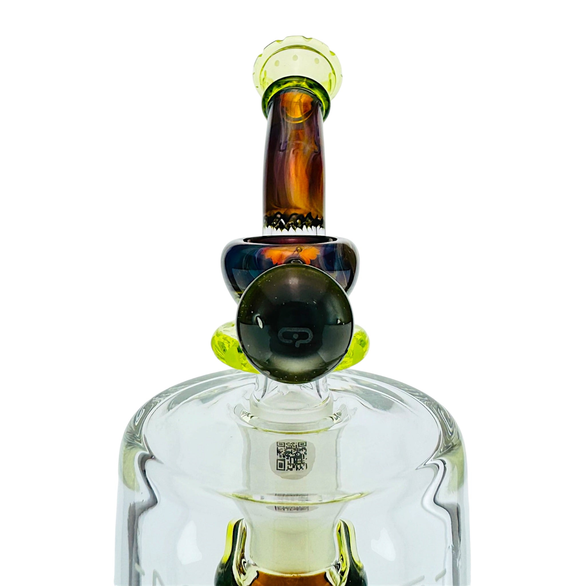 Custom Worked Mobius Glass Micro Matrix Perc Bubbler V3 - Hybrid Series 2026